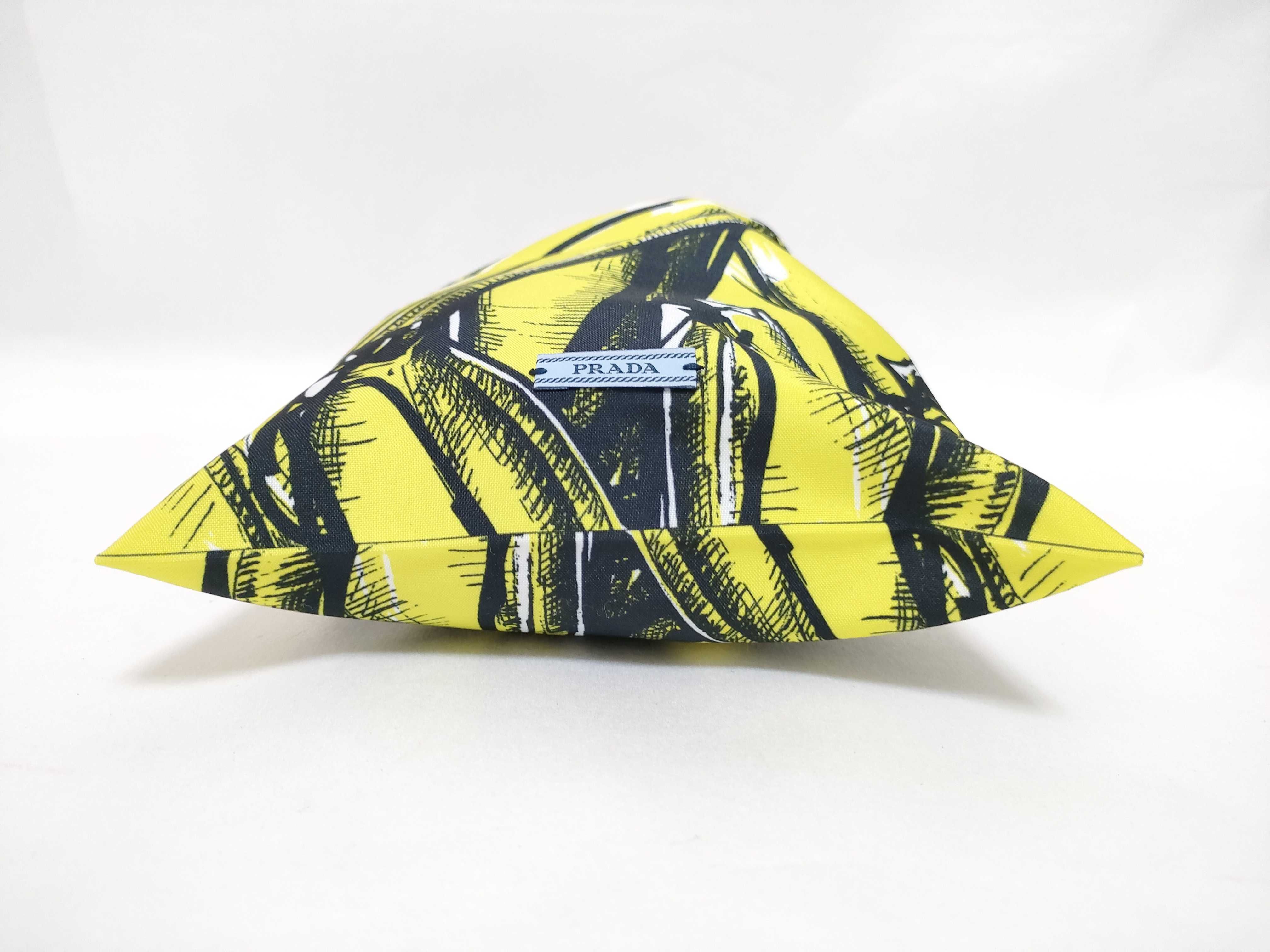 Nylon Prada Novelty Banana Pattern Drawstring Pouch Bag Pouch — view 5