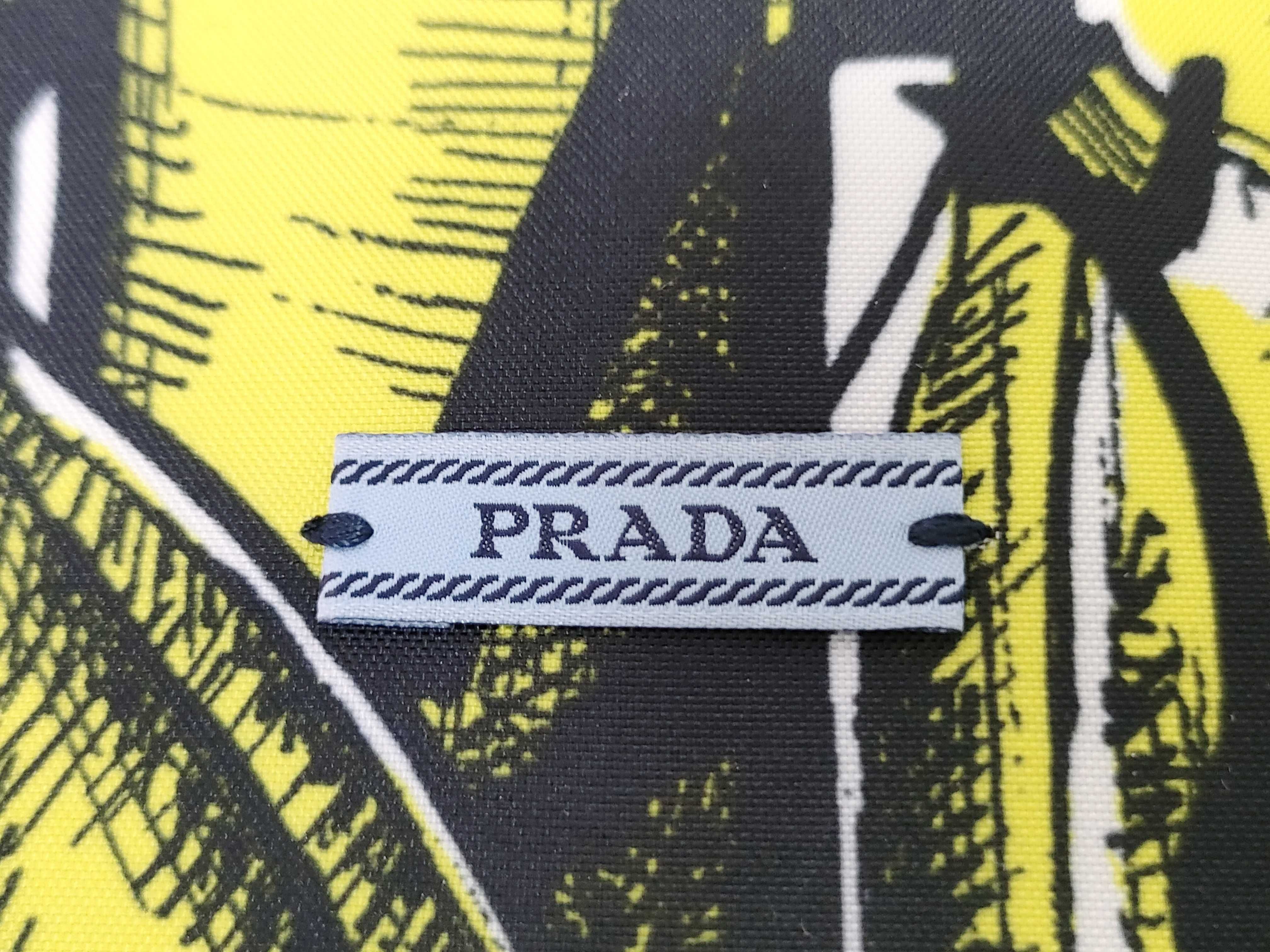 Nylon Prada Novelty Banana Pattern Drawstring Pouch Bag Pouch — view 8