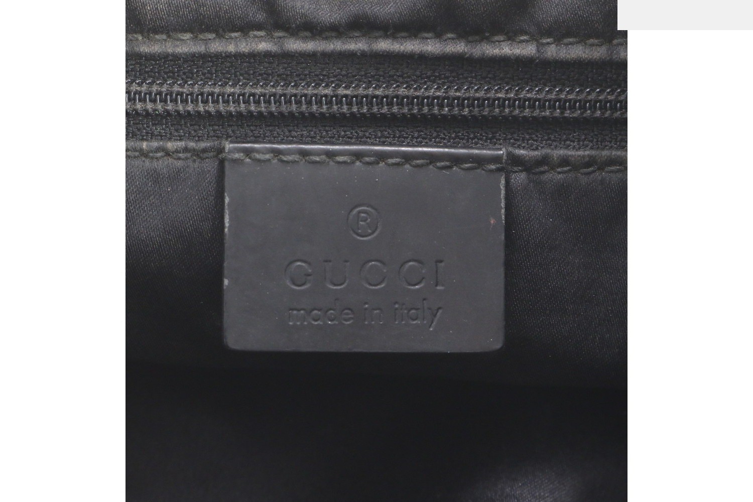 Leather and canvas one-shoulder bag — view 8