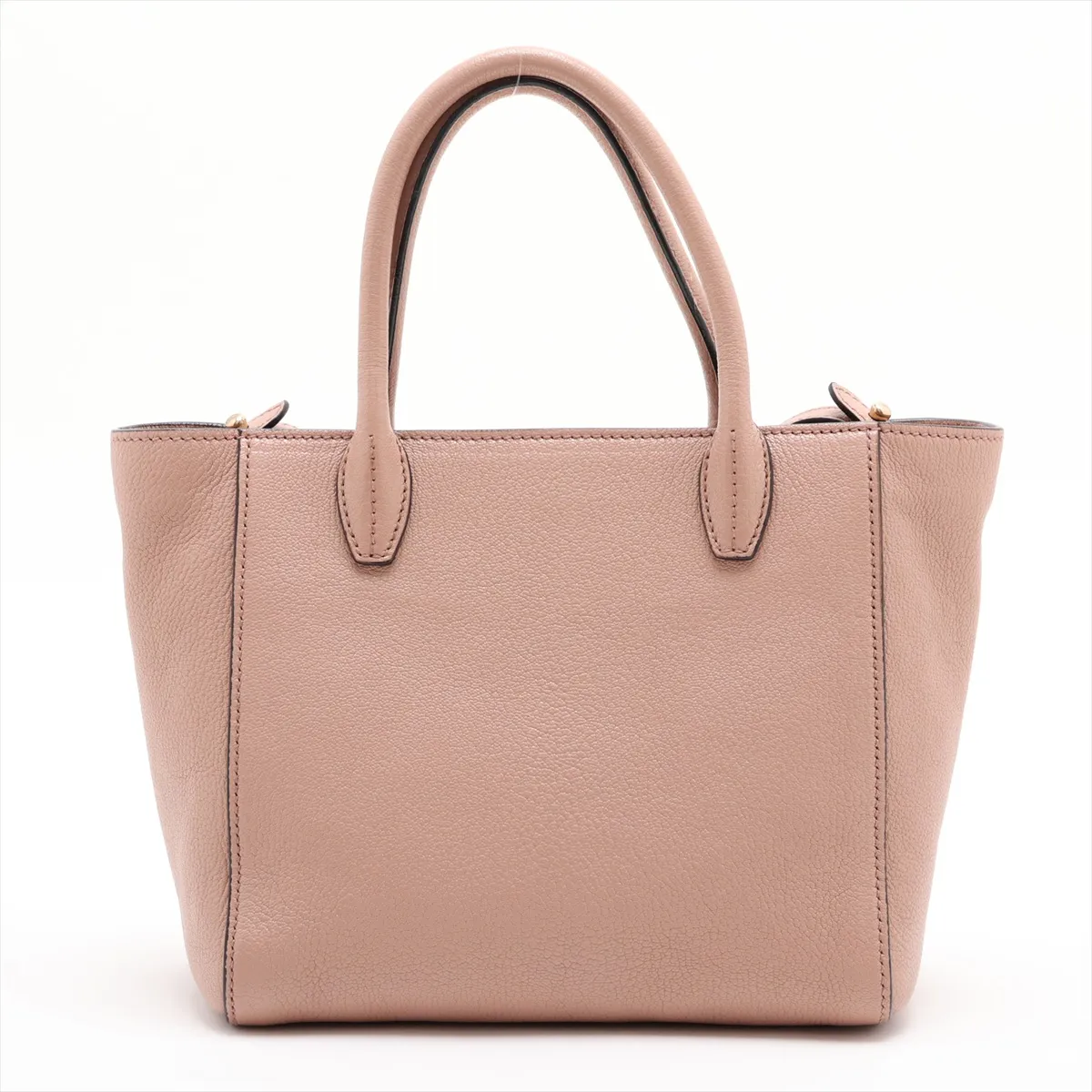 Madras Leather 2-Way Handbag, Pink, 5BG143 — view 2