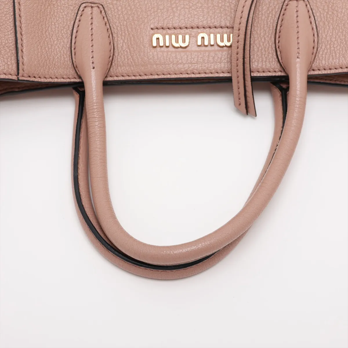 Madras Leather 2-Way Handbag, Pink, 5BG143 — view 5