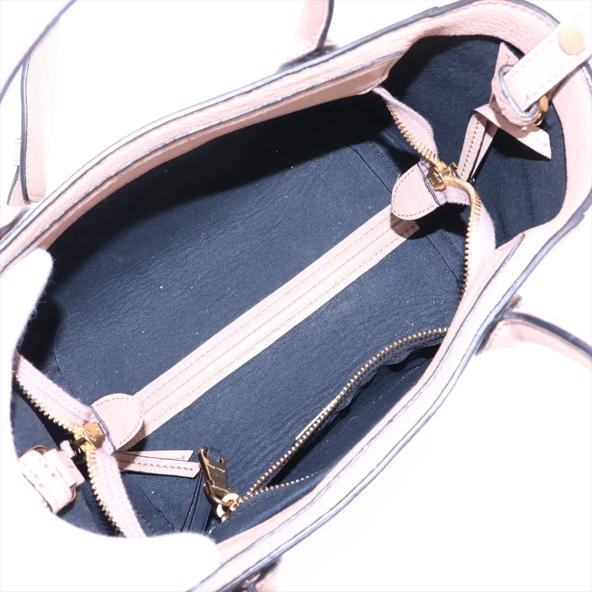 Madras Leather 2-Way Handbag, Pink, 5BG143 — view 8