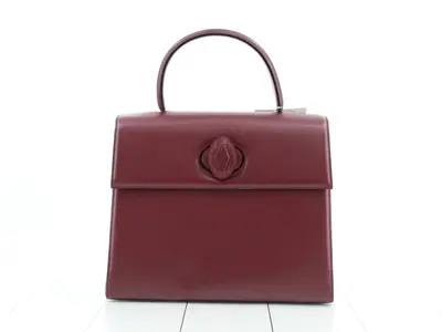 Must Line Leather Handbag, Bordeaux