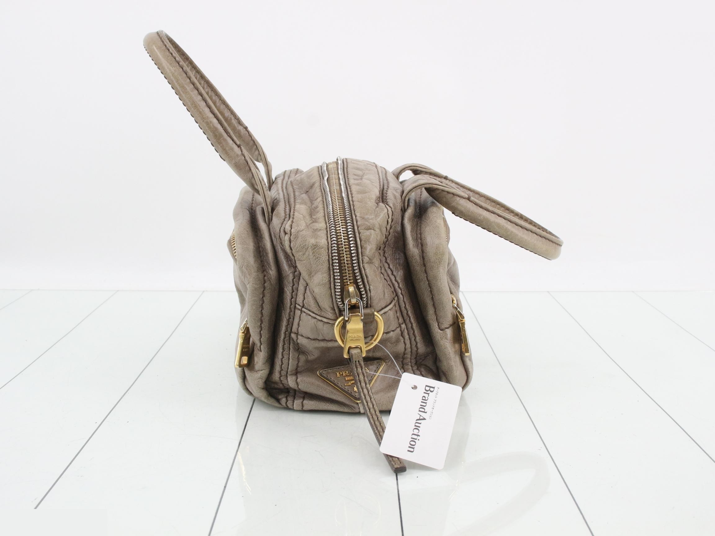 Leather Triangle Plate Handbag — view 3