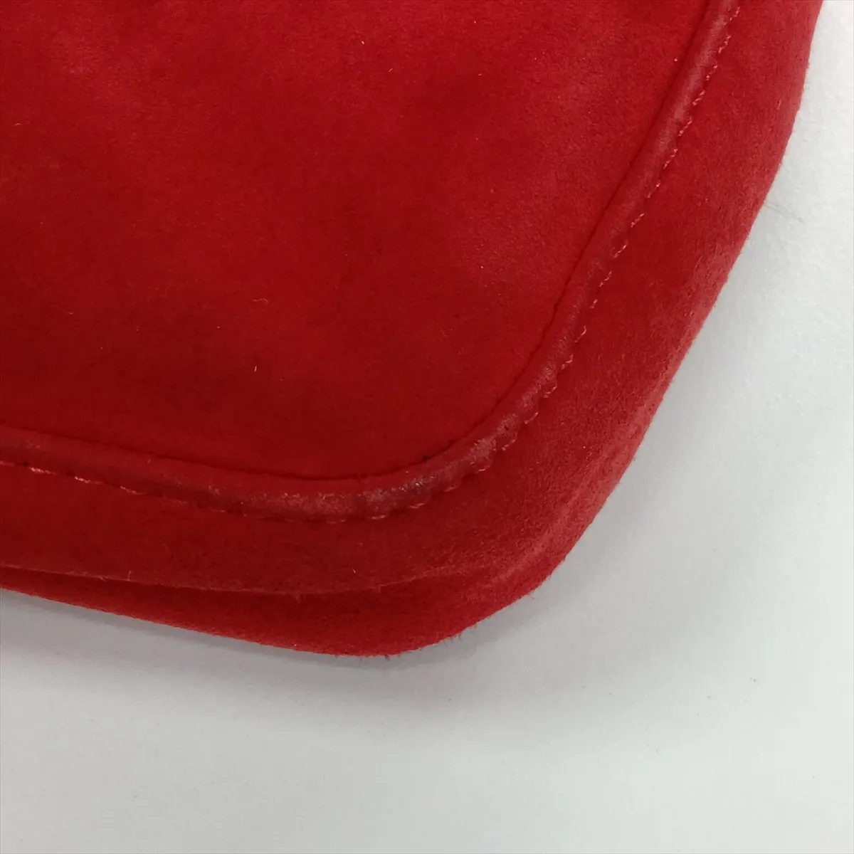 26569 Suede x Leather Shoulder Bag, Red — view 14