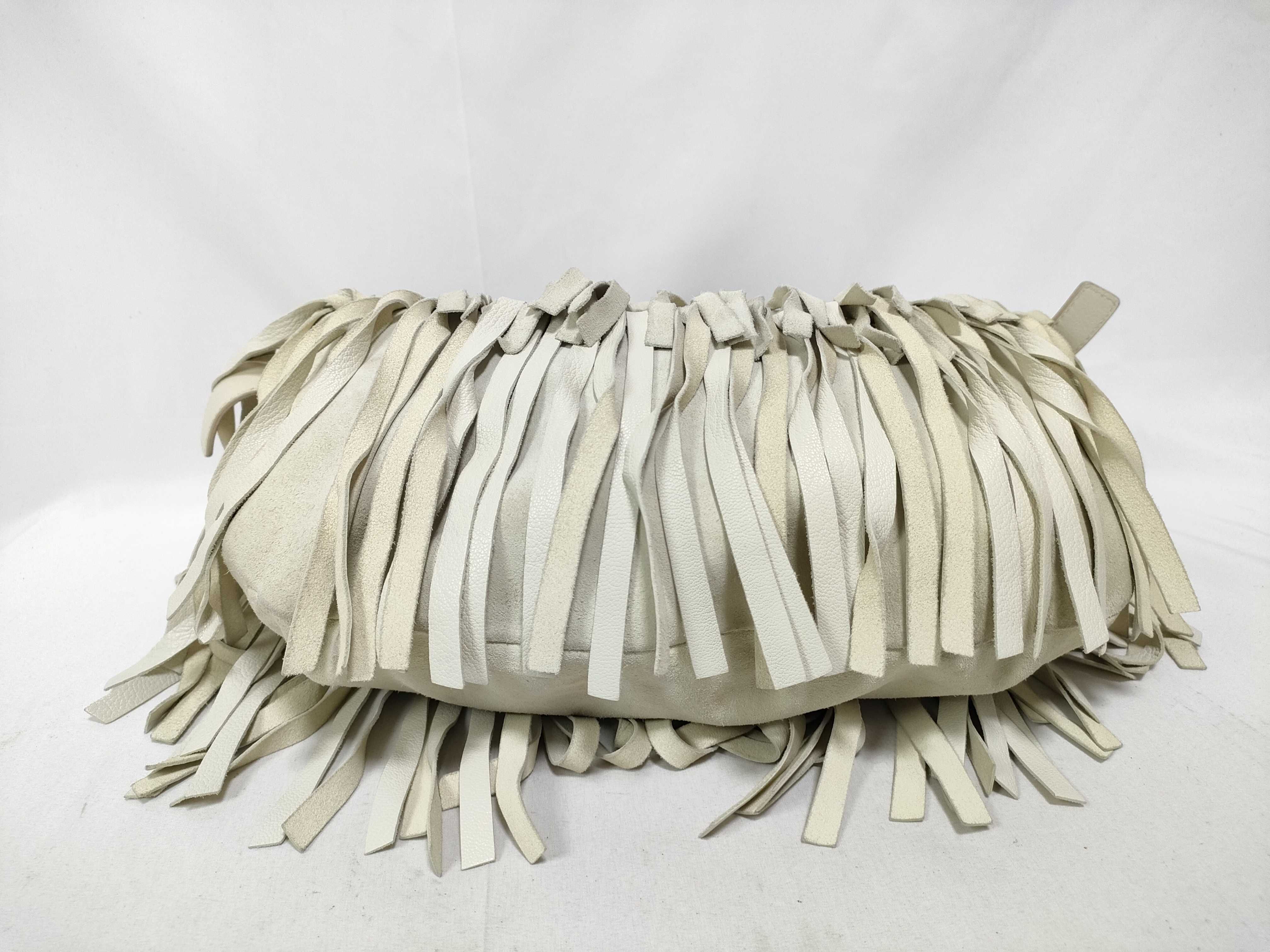 Saint-Tropez Fringe Chain Suede Shoulder Bag — view 3