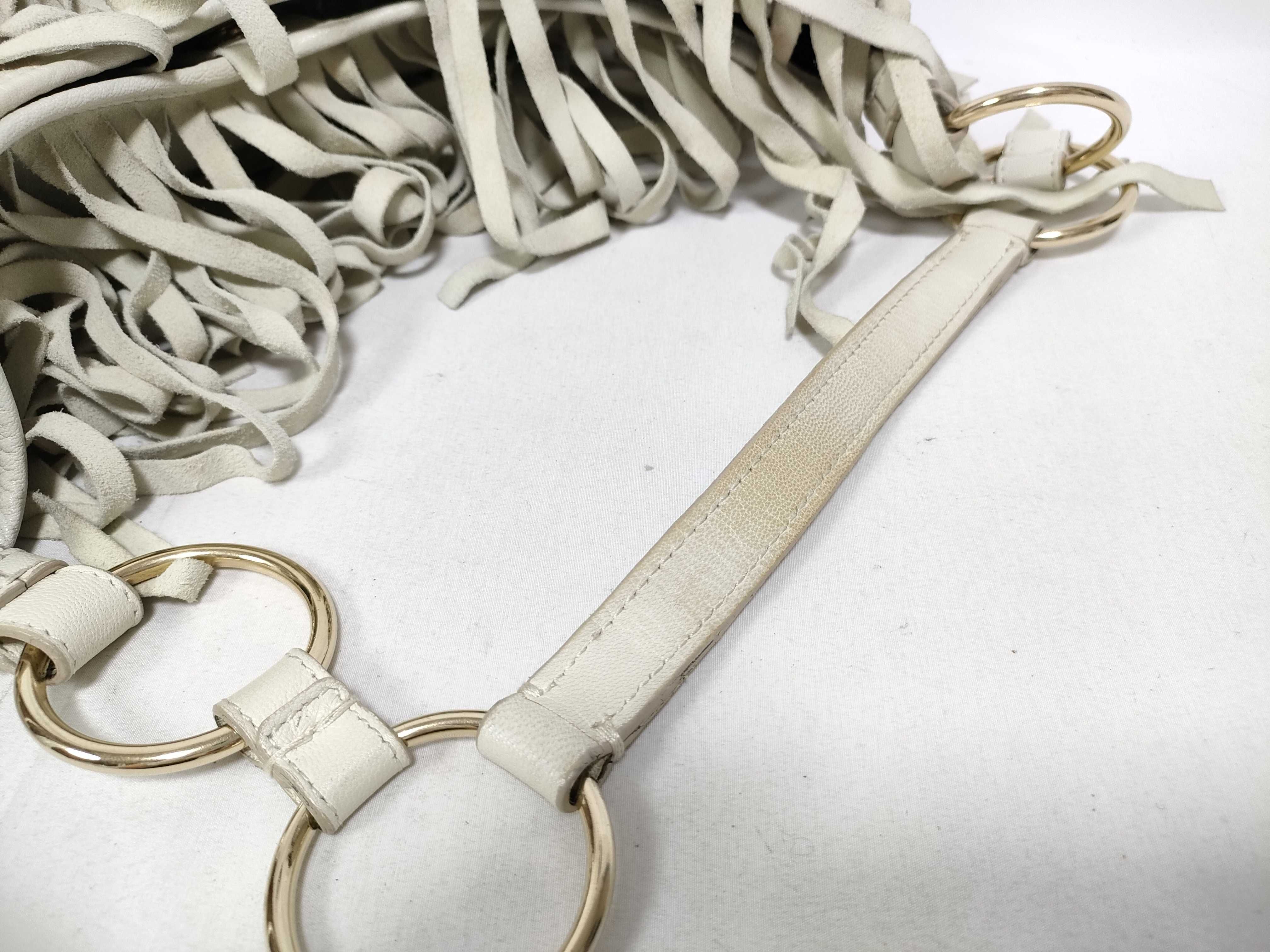 Saint-Tropez Fringe Chain Suede Shoulder Bag — view 10