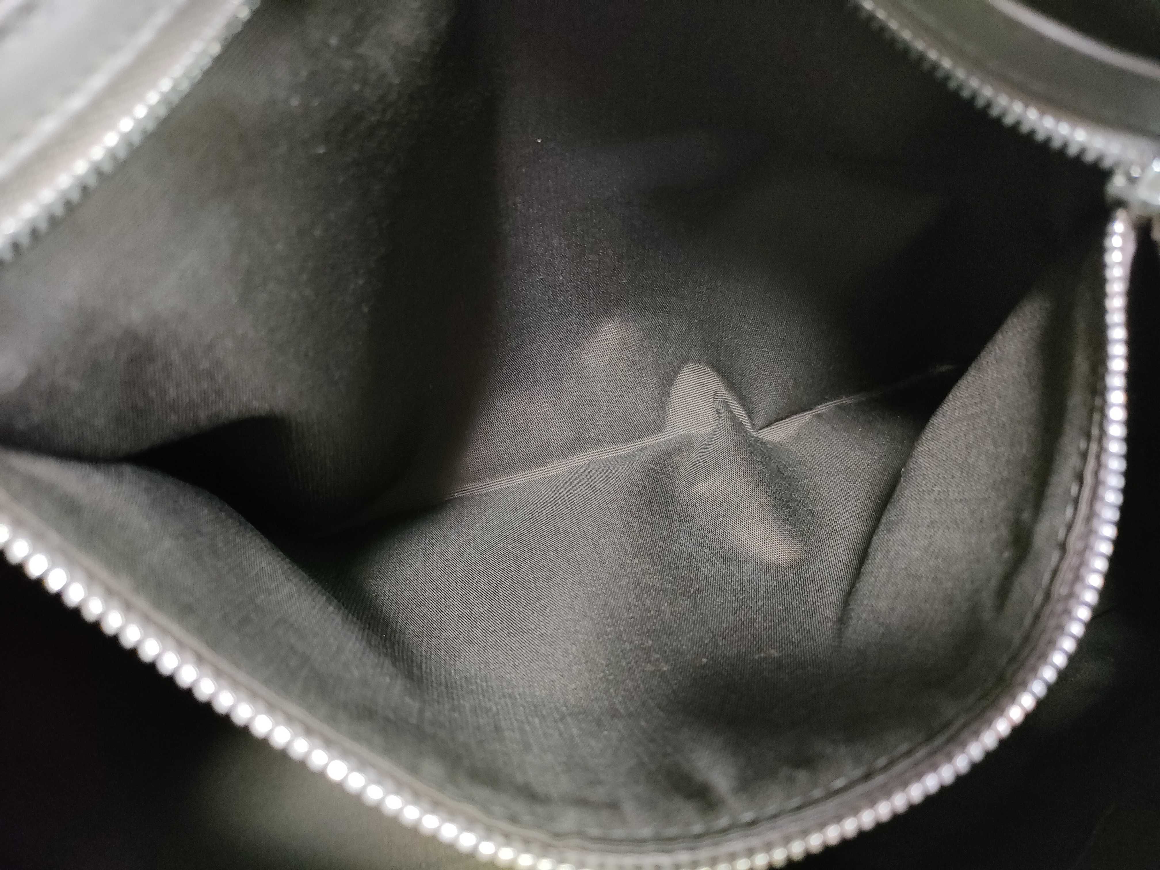 ID- Cannage Granville Cow Skin 2-Way Handbag Gray #09MA009 Handbag — view 11
