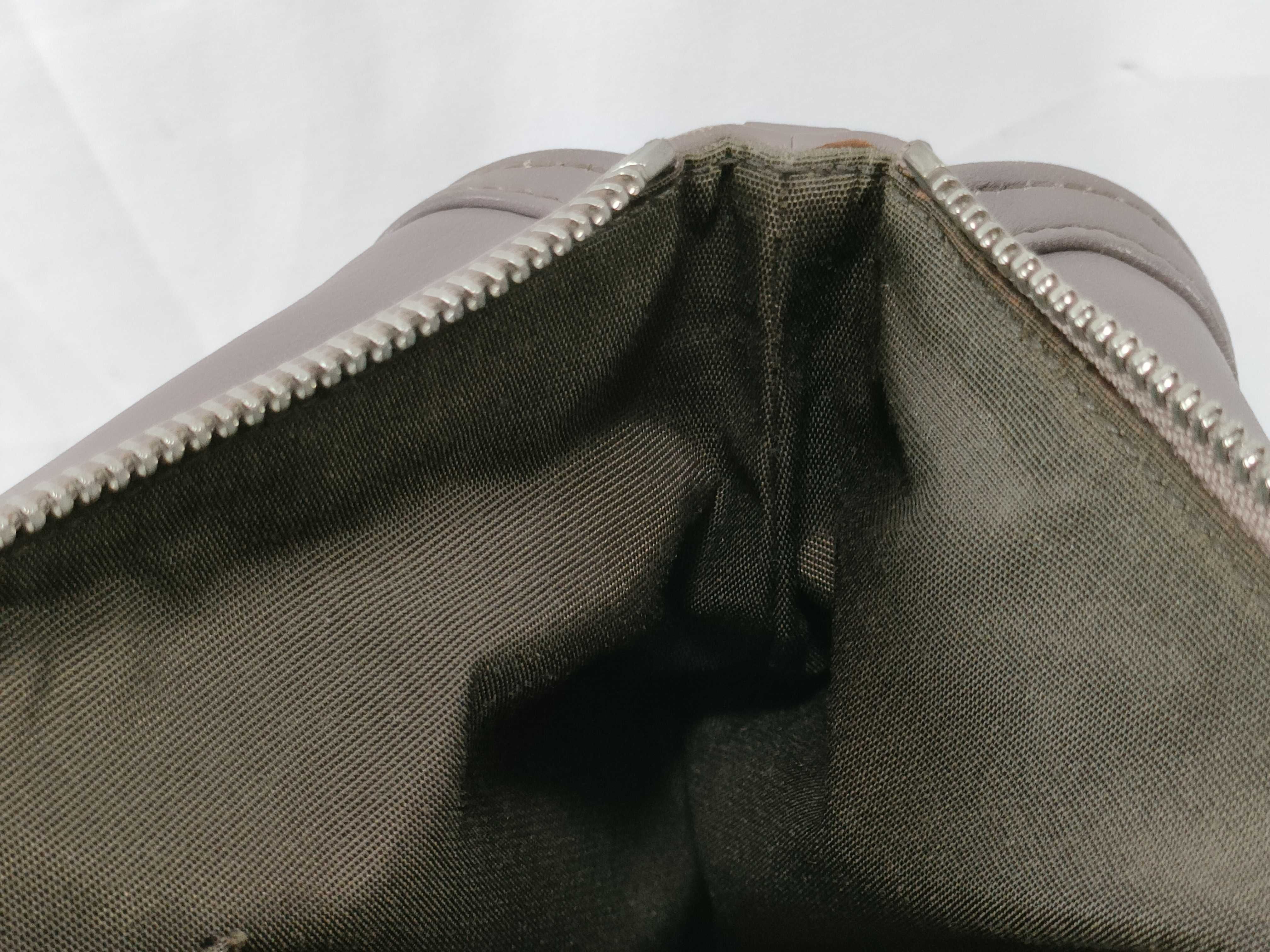 ID- Cannage Granville Cow Skin 2-Way Handbag Gray #09MA009 Handbag — view 13