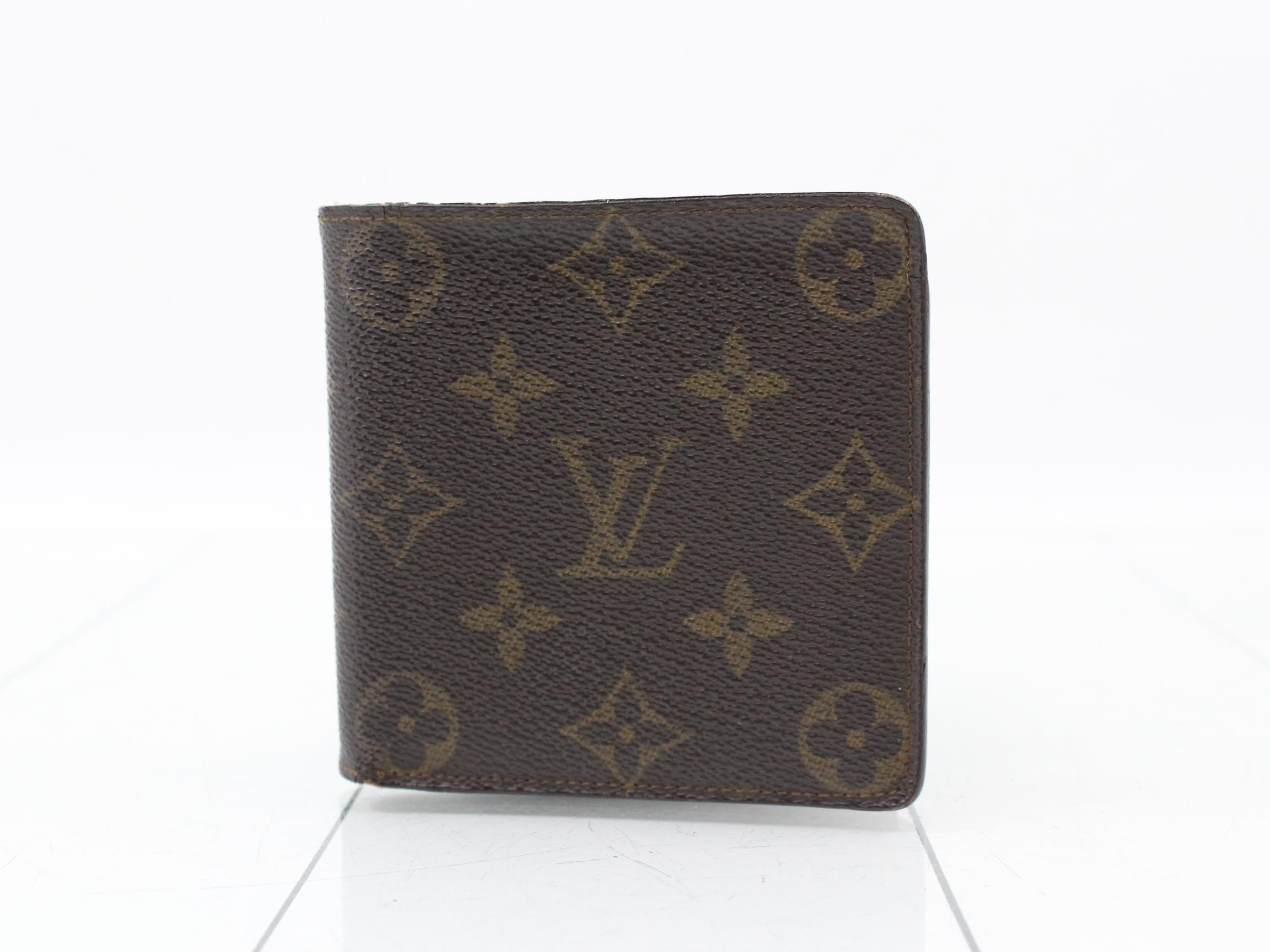 Monogram Porte-Billets Cartes Crédit Monnaie Folding Wallet