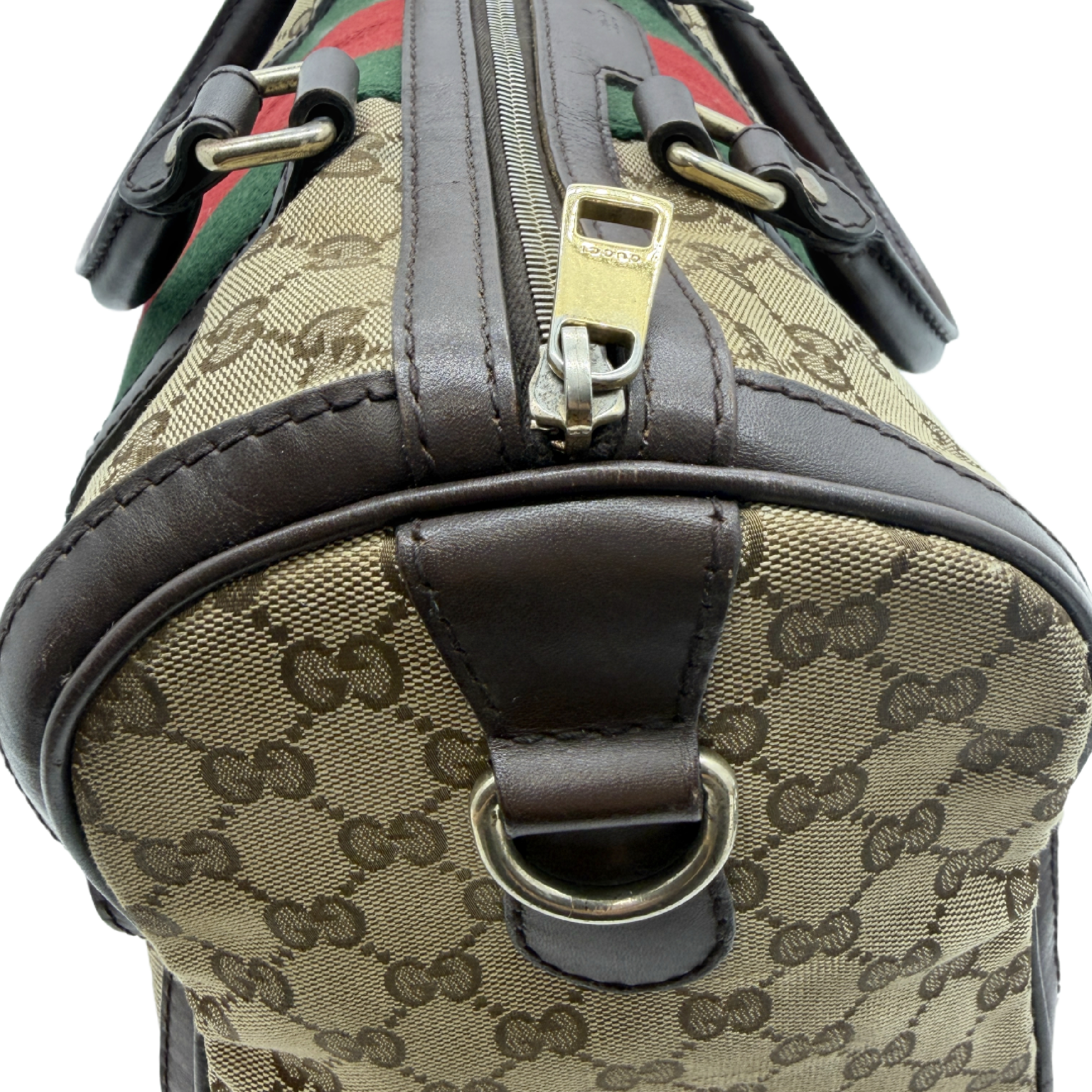 Sherry Line Canvas Boston Bag — view 11