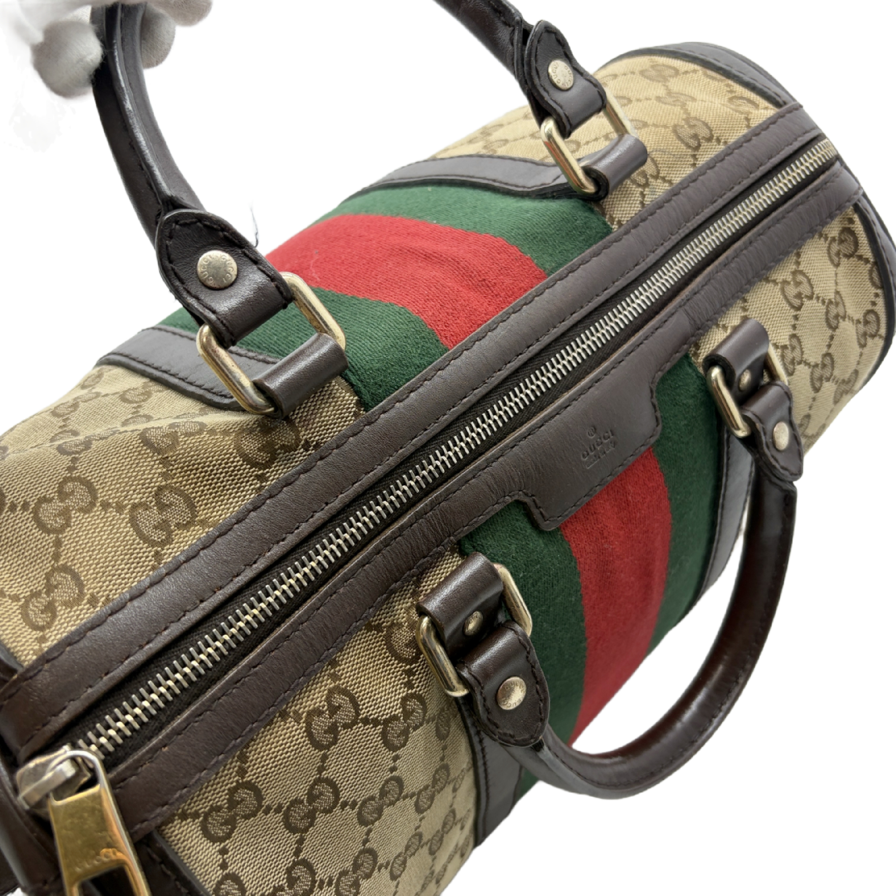 Sherry Line Canvas Boston Bag — view 12