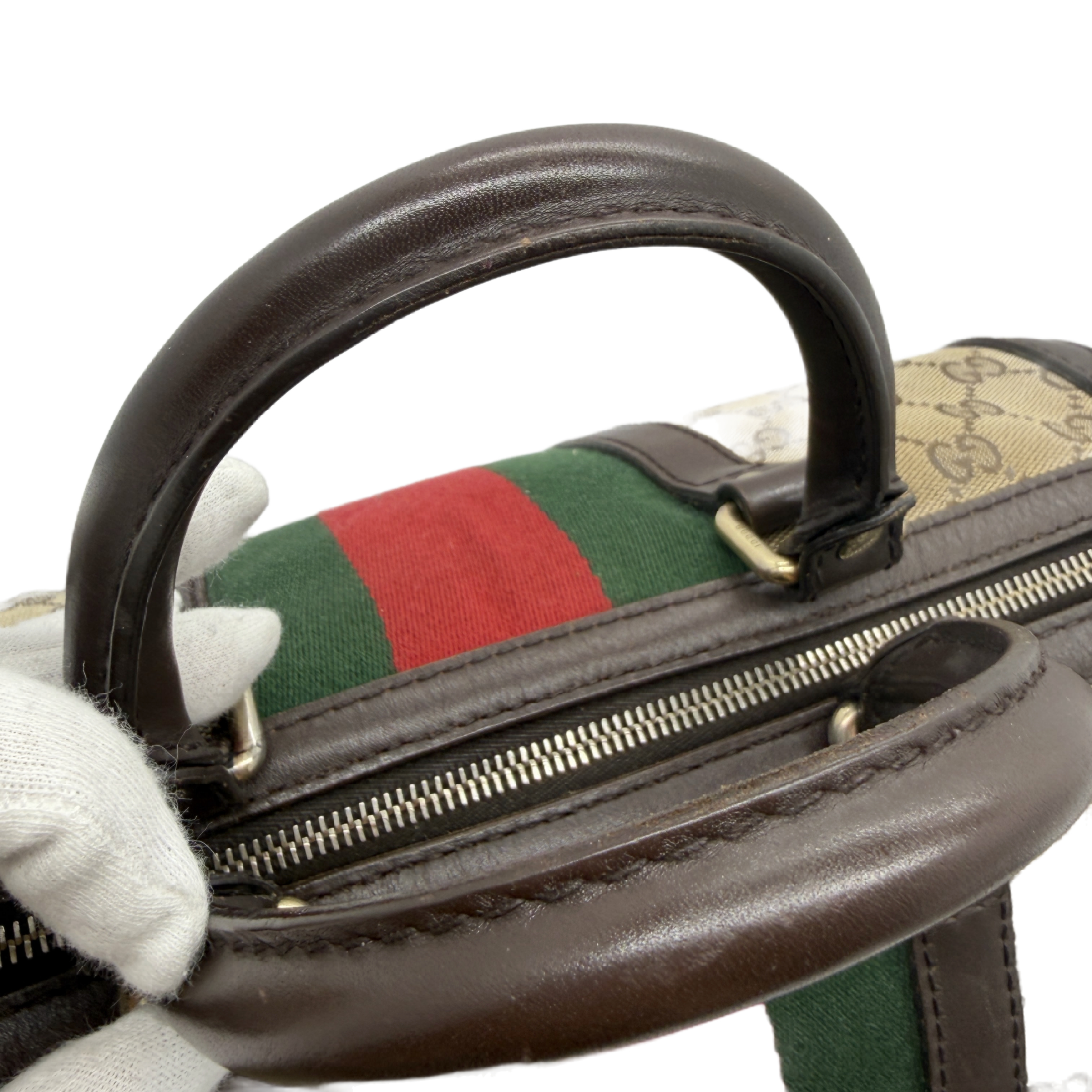 Sherry Line Canvas Boston Bag — view 13