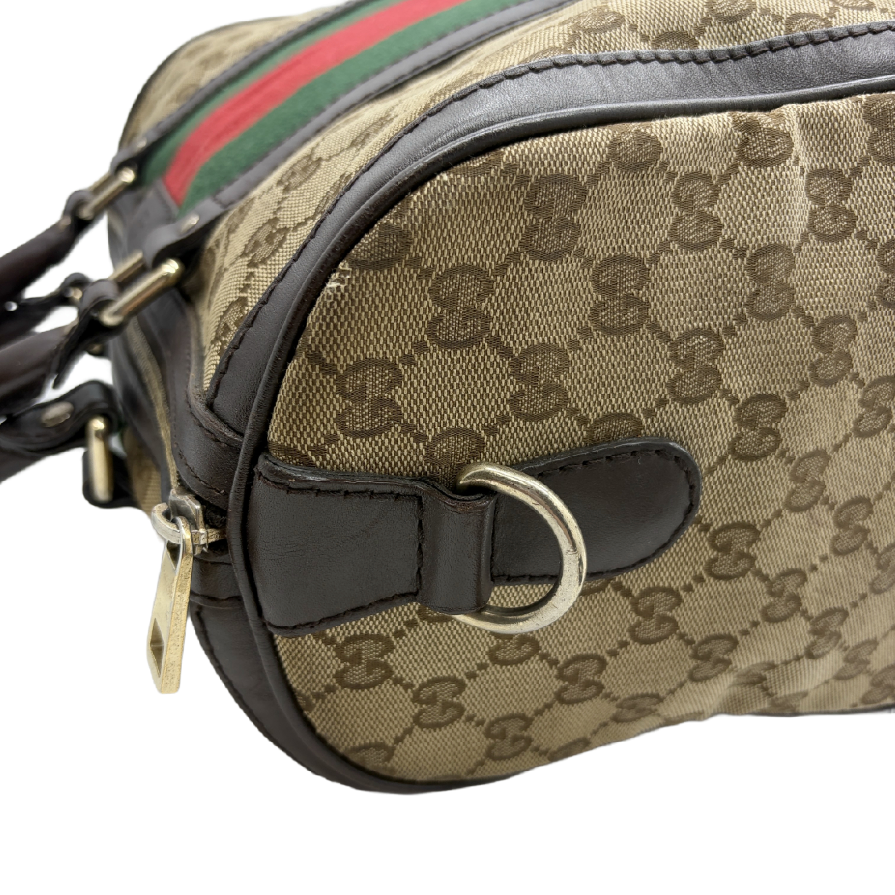 Sherry Line Canvas Boston Bag — view 3
