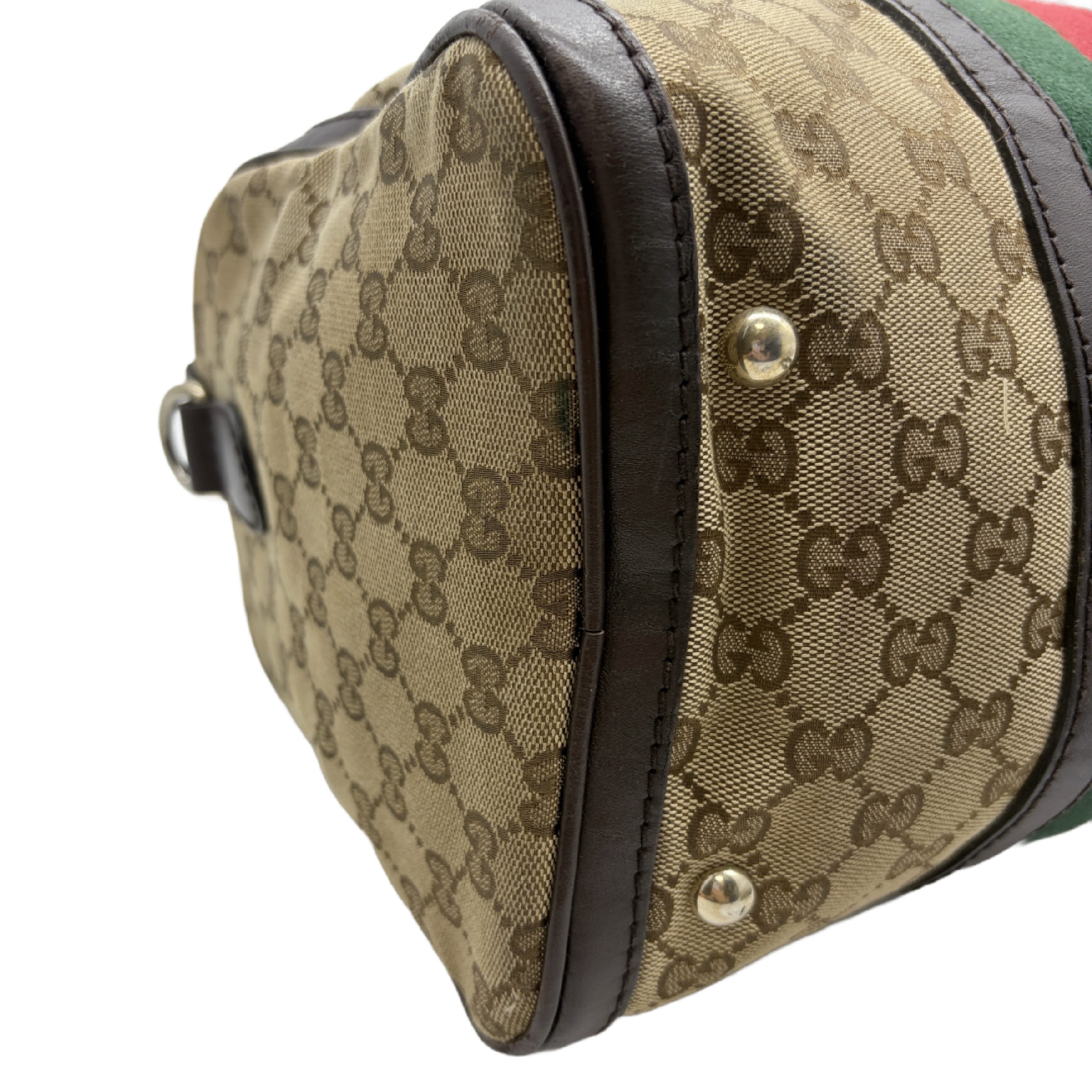 Sherry Line Canvas Boston Bag — view 5