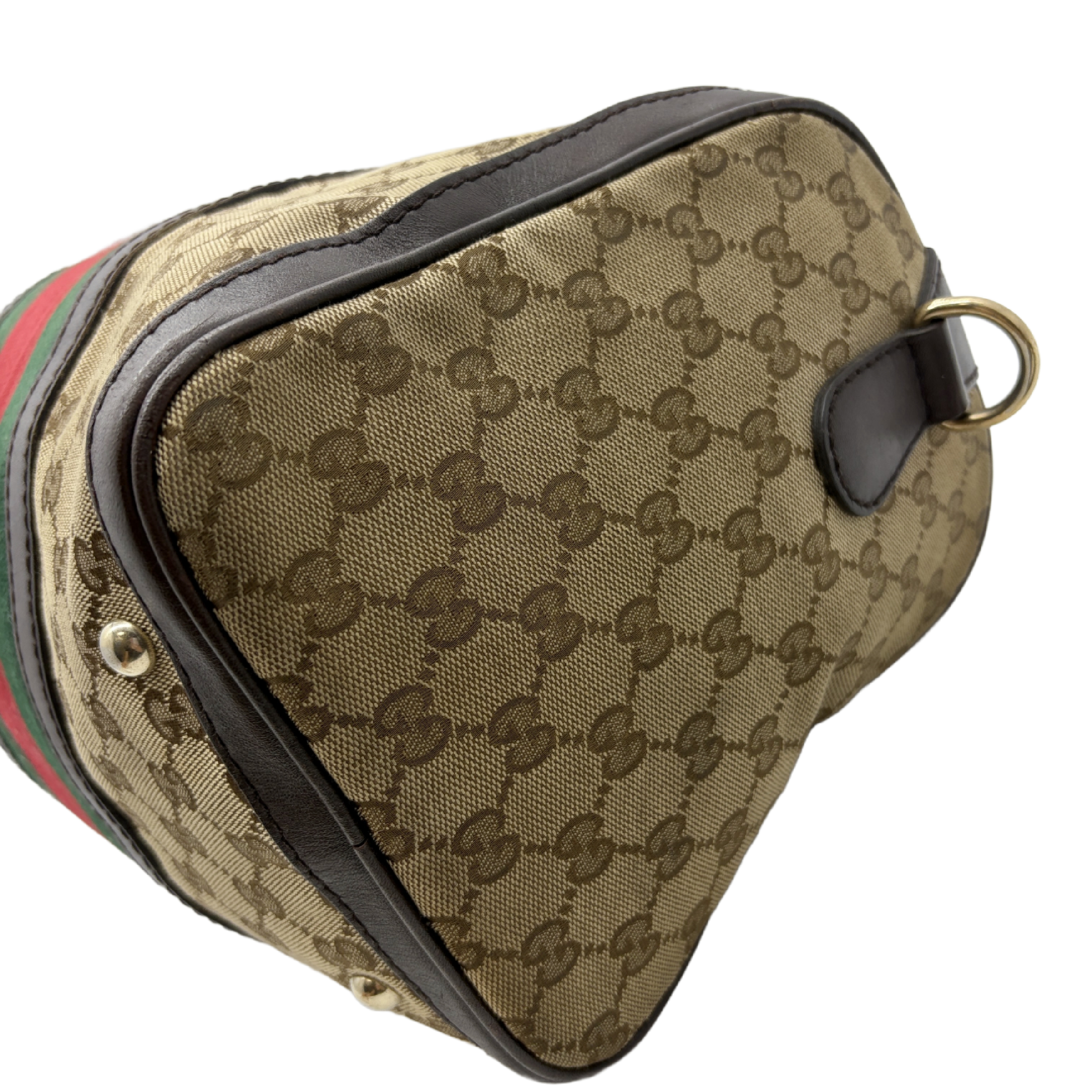 Sherry Line Canvas Boston Bag — view 8