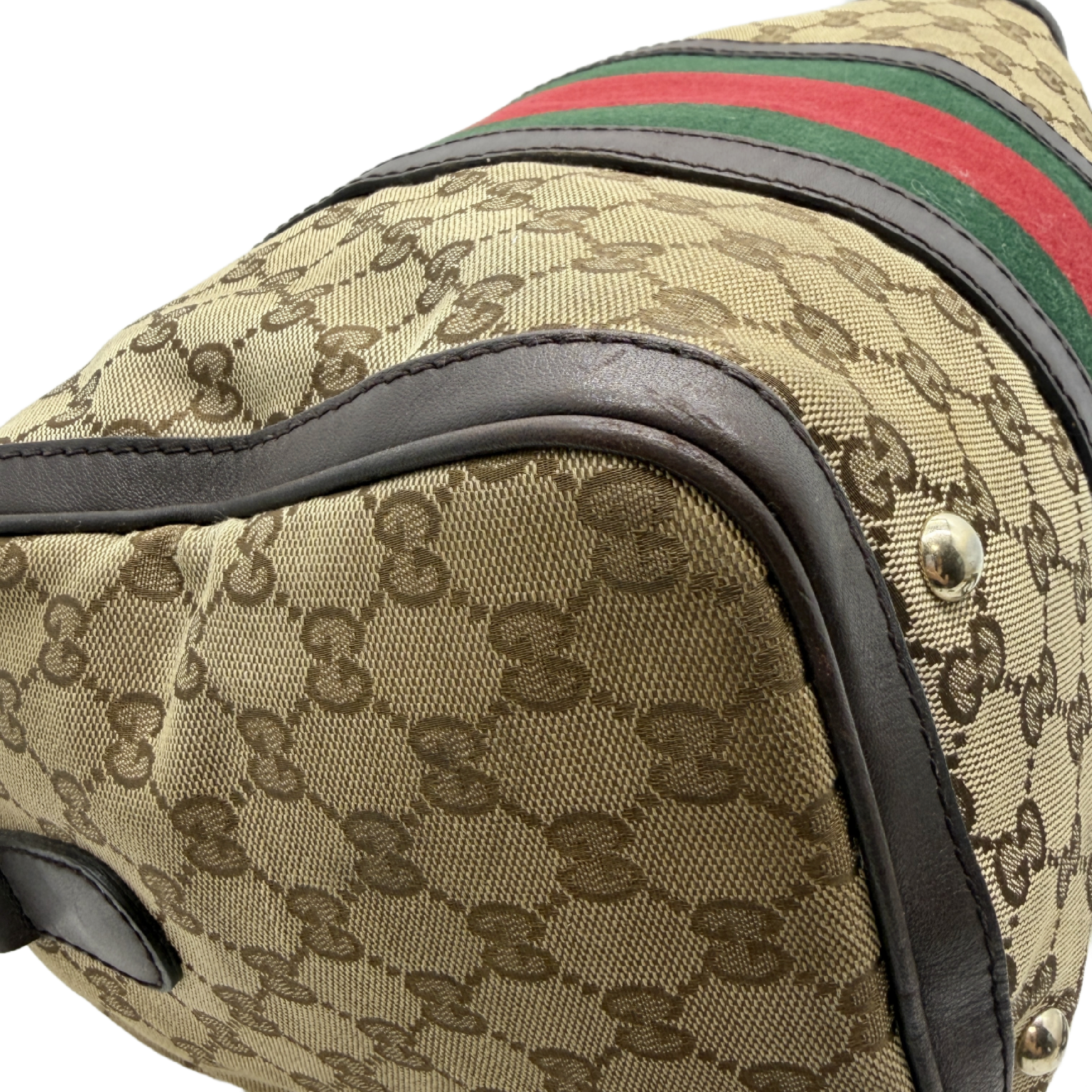 Sherry Line Canvas Boston Bag — view 9