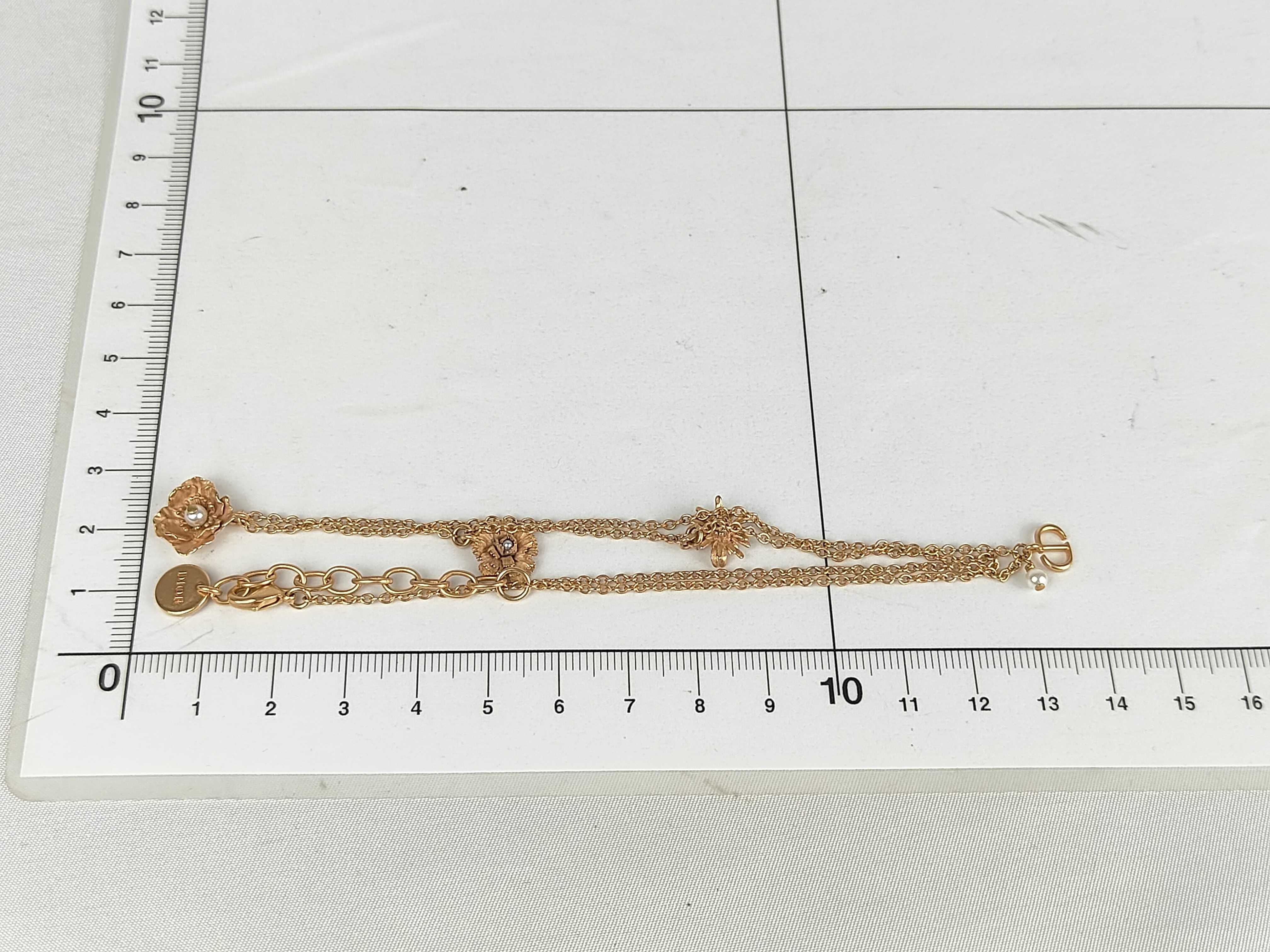 Flower Motif Pearl Necklace — view 12