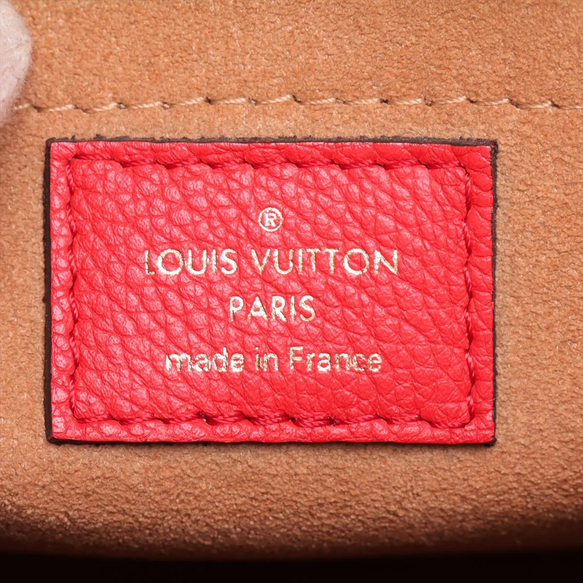 Monogram x Leather Marignan M44286 AR2129 Brown x Red — view 13