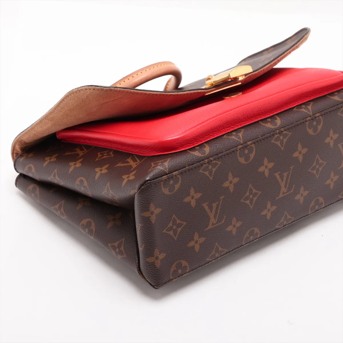 Monogram x Leather Marignan M44286 AR2129 Brown x Red — view 4