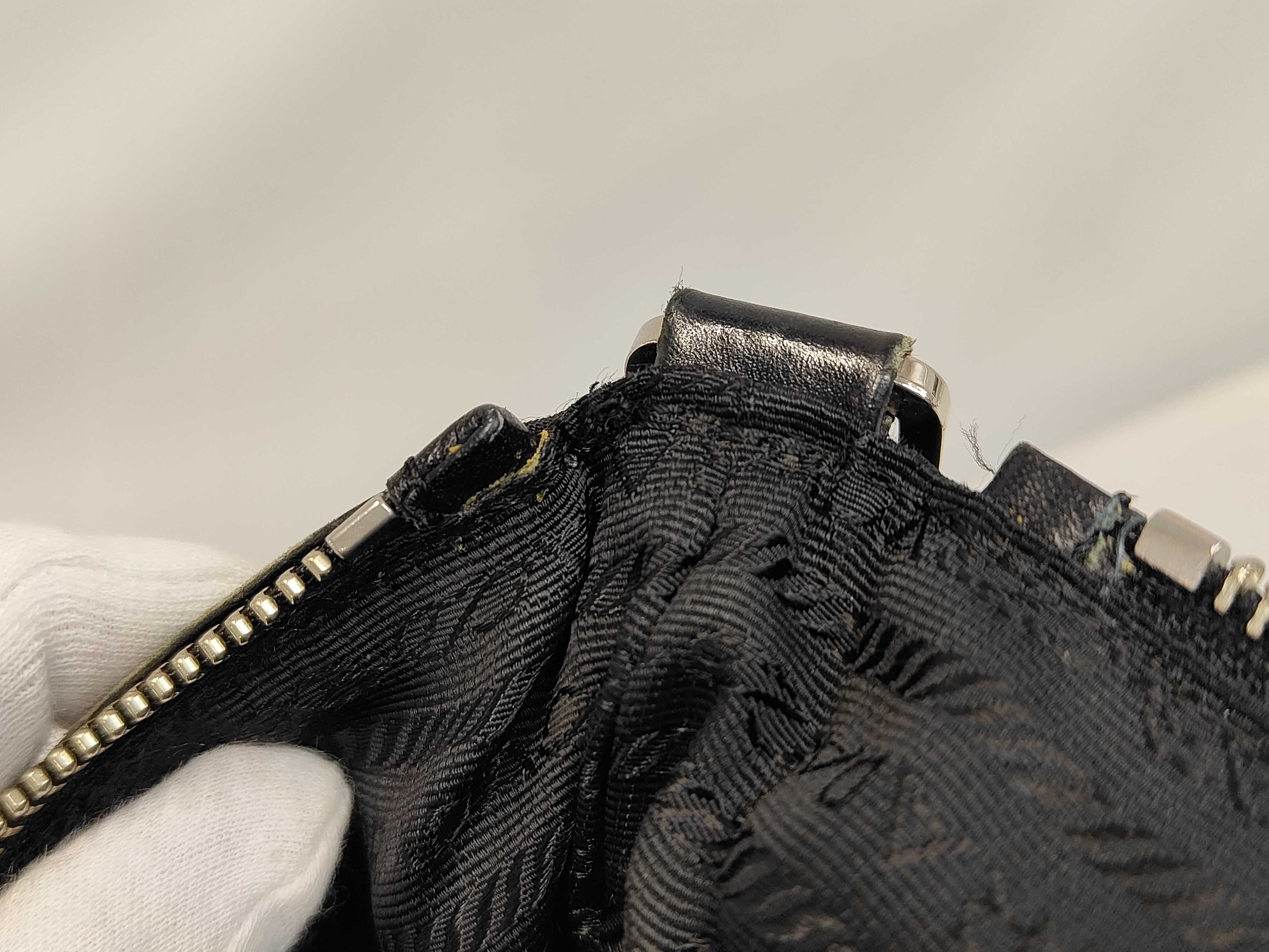 Shoulder Bag Triangle Plate Nylon Black Shoulder Bag — view 11