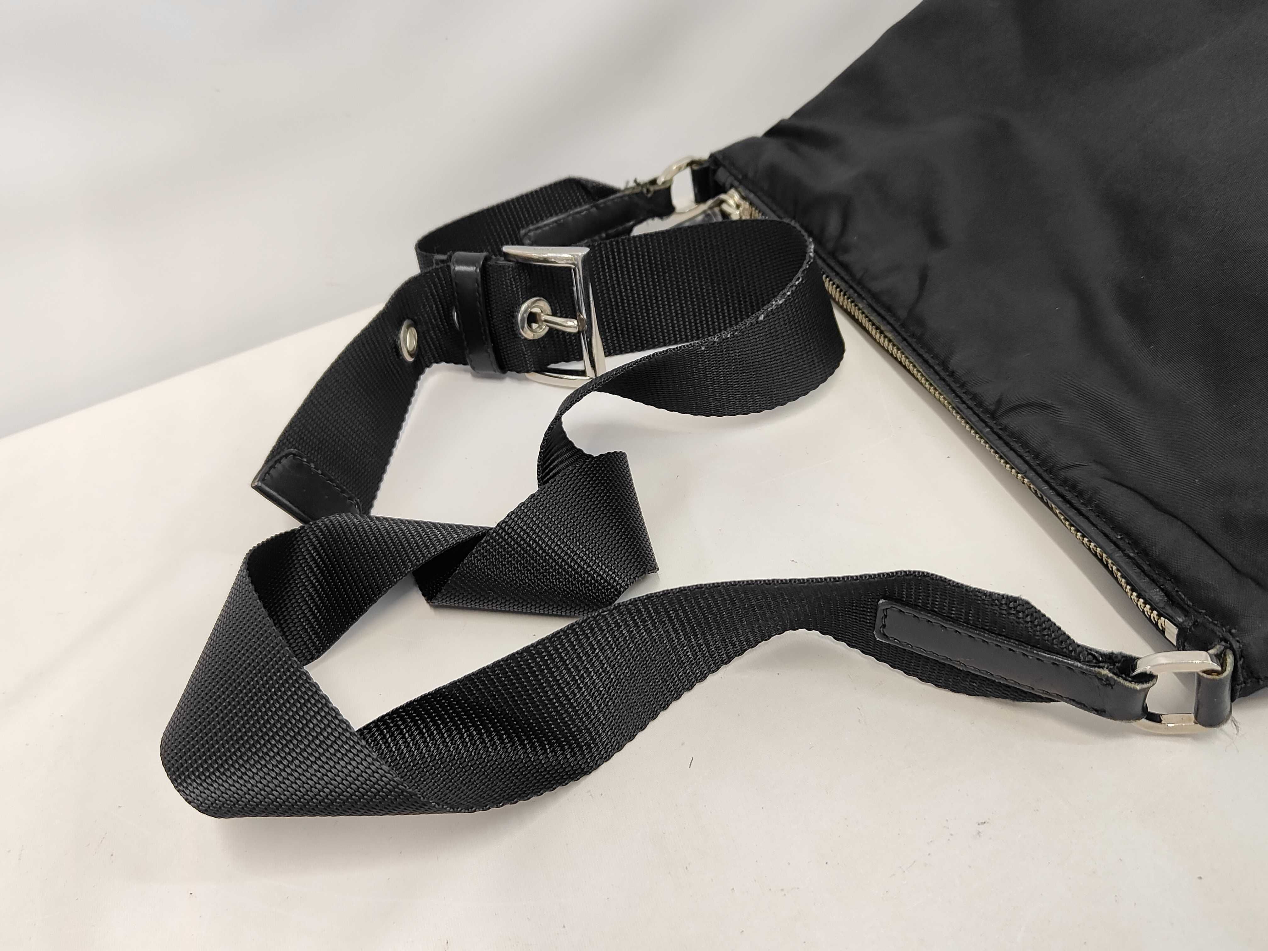 Shoulder Bag Triangle Plate Nylon Black Shoulder Bag — view 5