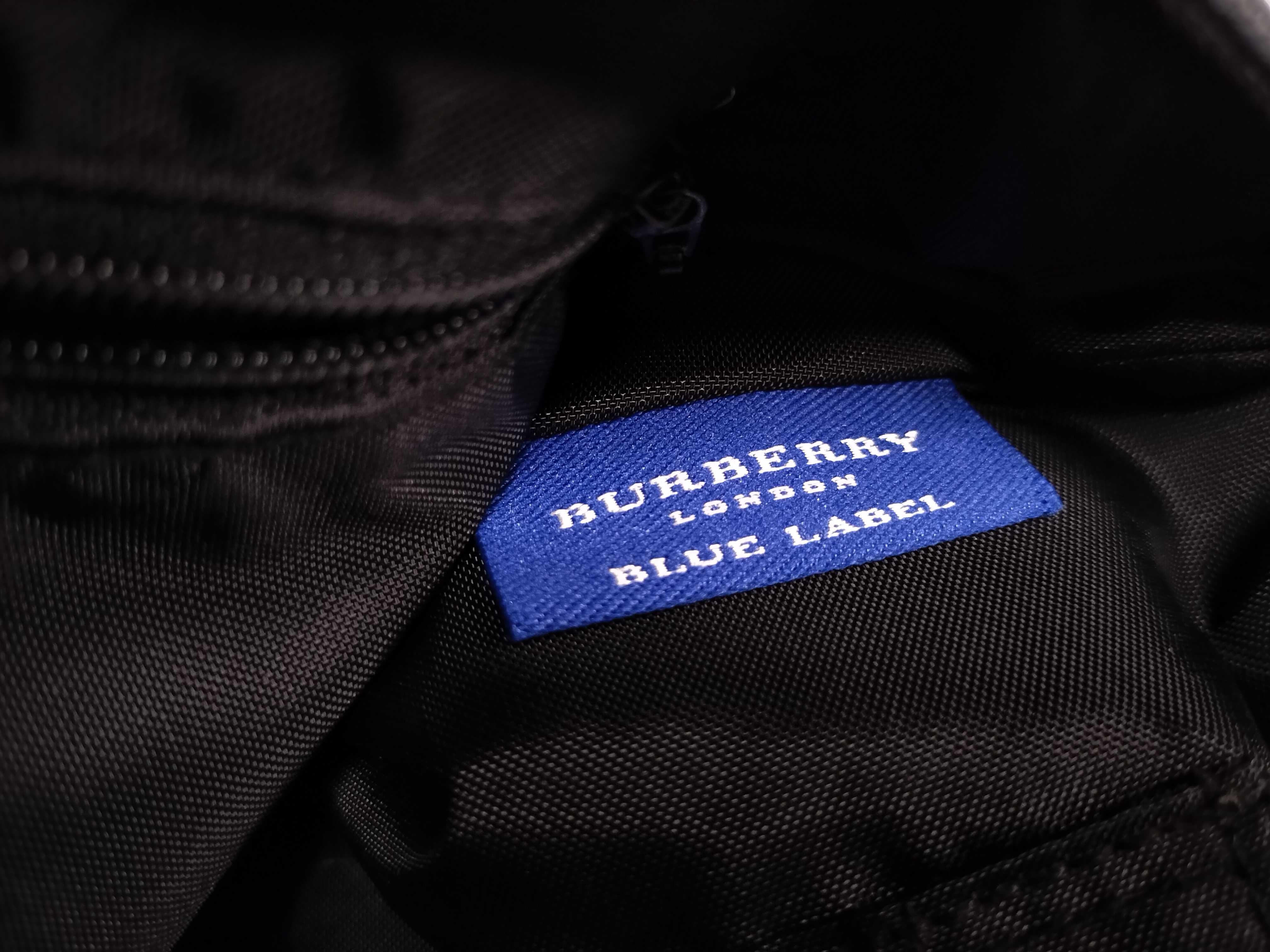 Blue Label Burberry Shoulder Bag, Black Nylon Nova Check Shoulder Bag — view 12