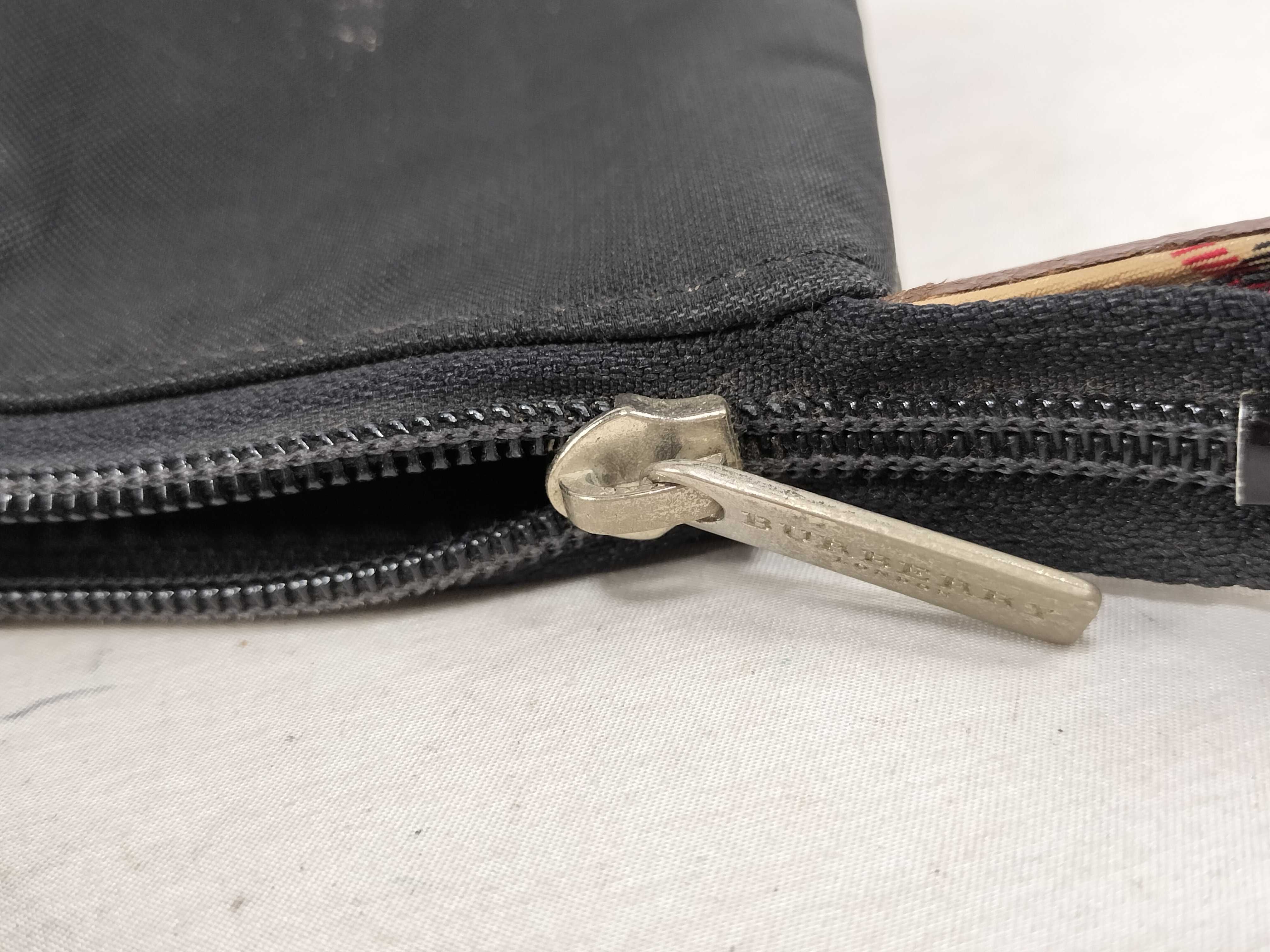 Blue Label Burberry Shoulder Bag, Black Nylon Nova Check Shoulder Bag — view 15
