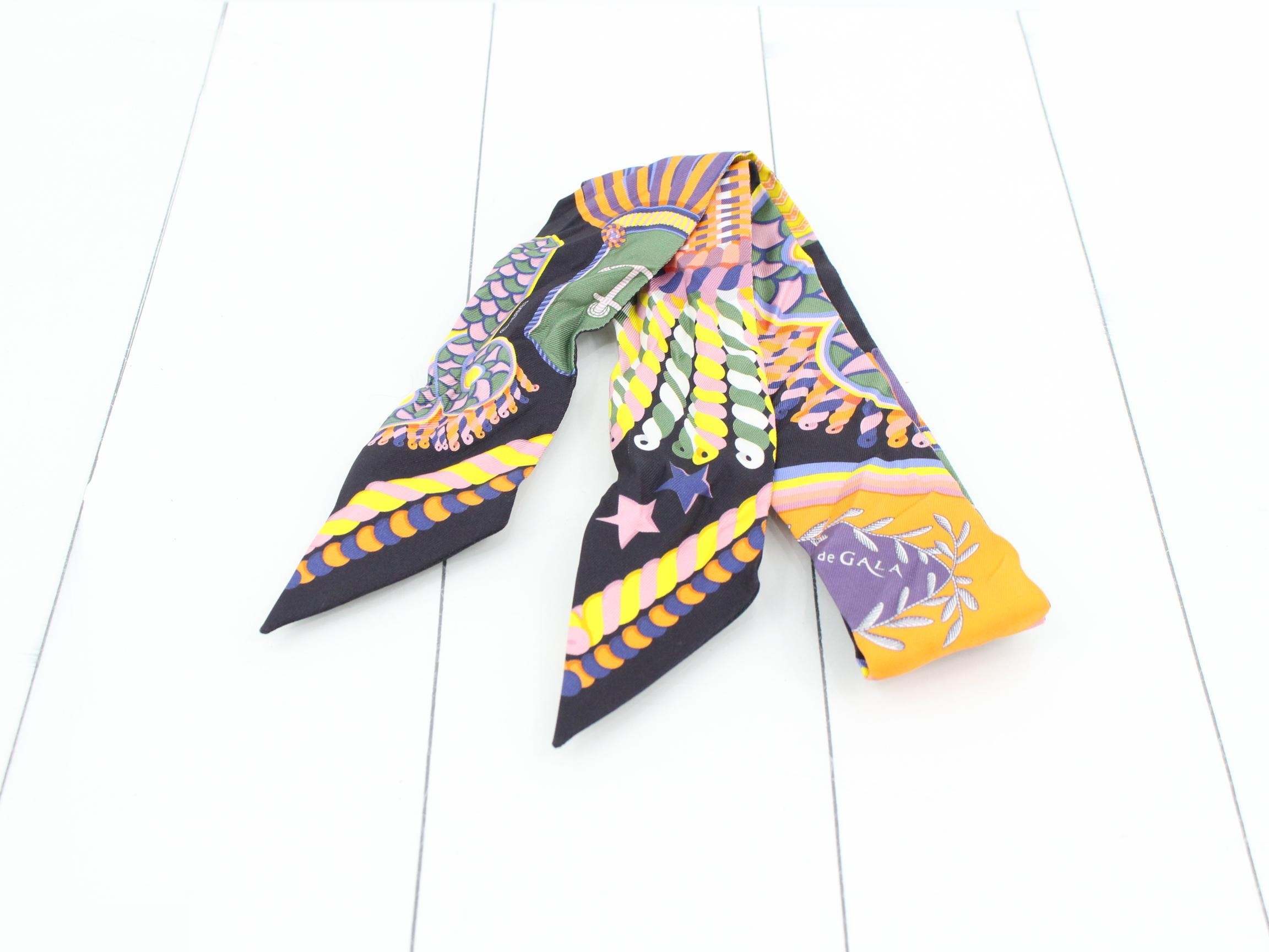 Silk Twilly Black — view 2