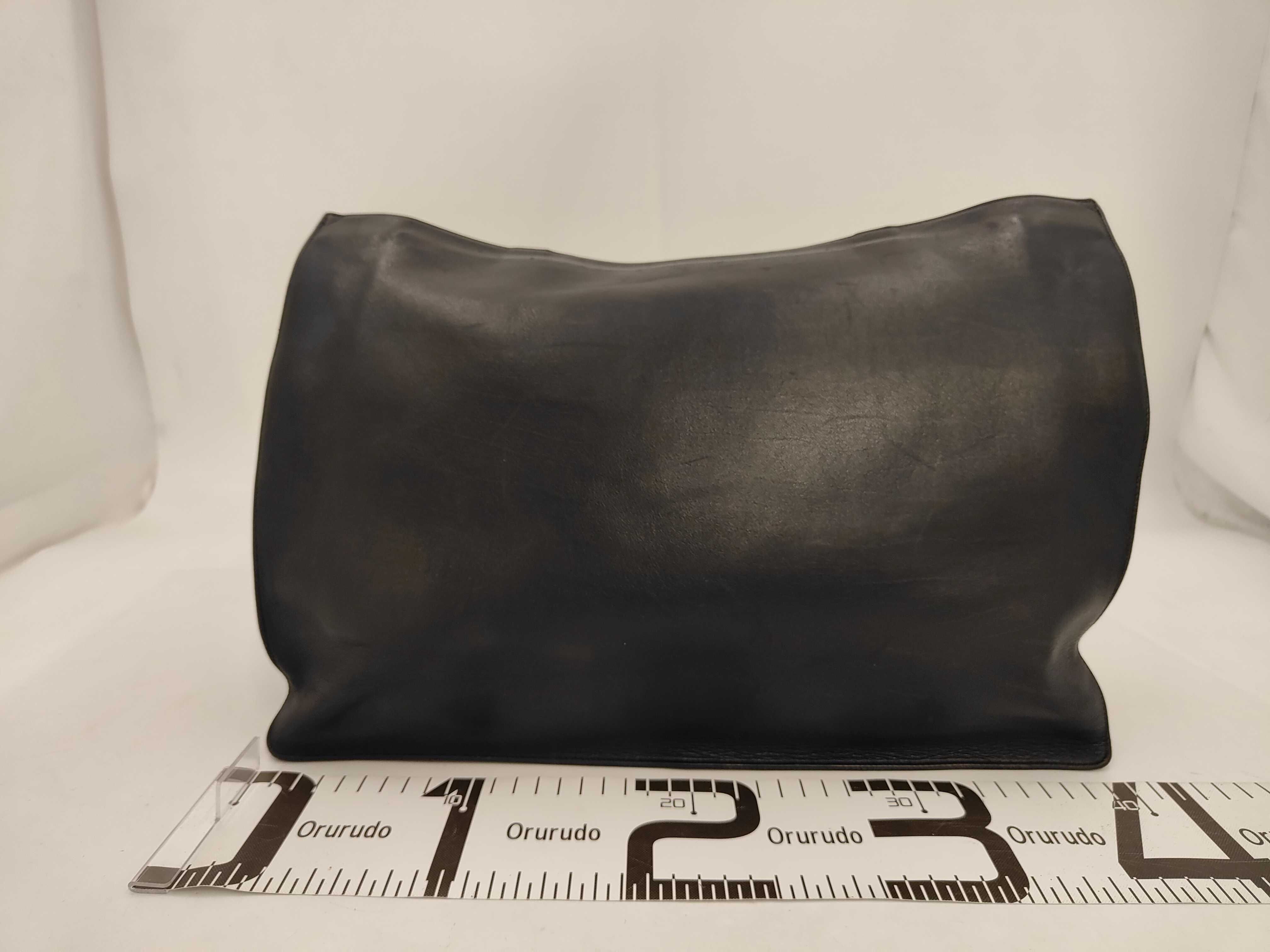 Lambskin Tote Bag with Large Coco Mark, Thick Chain, G Card & Seal — view 2