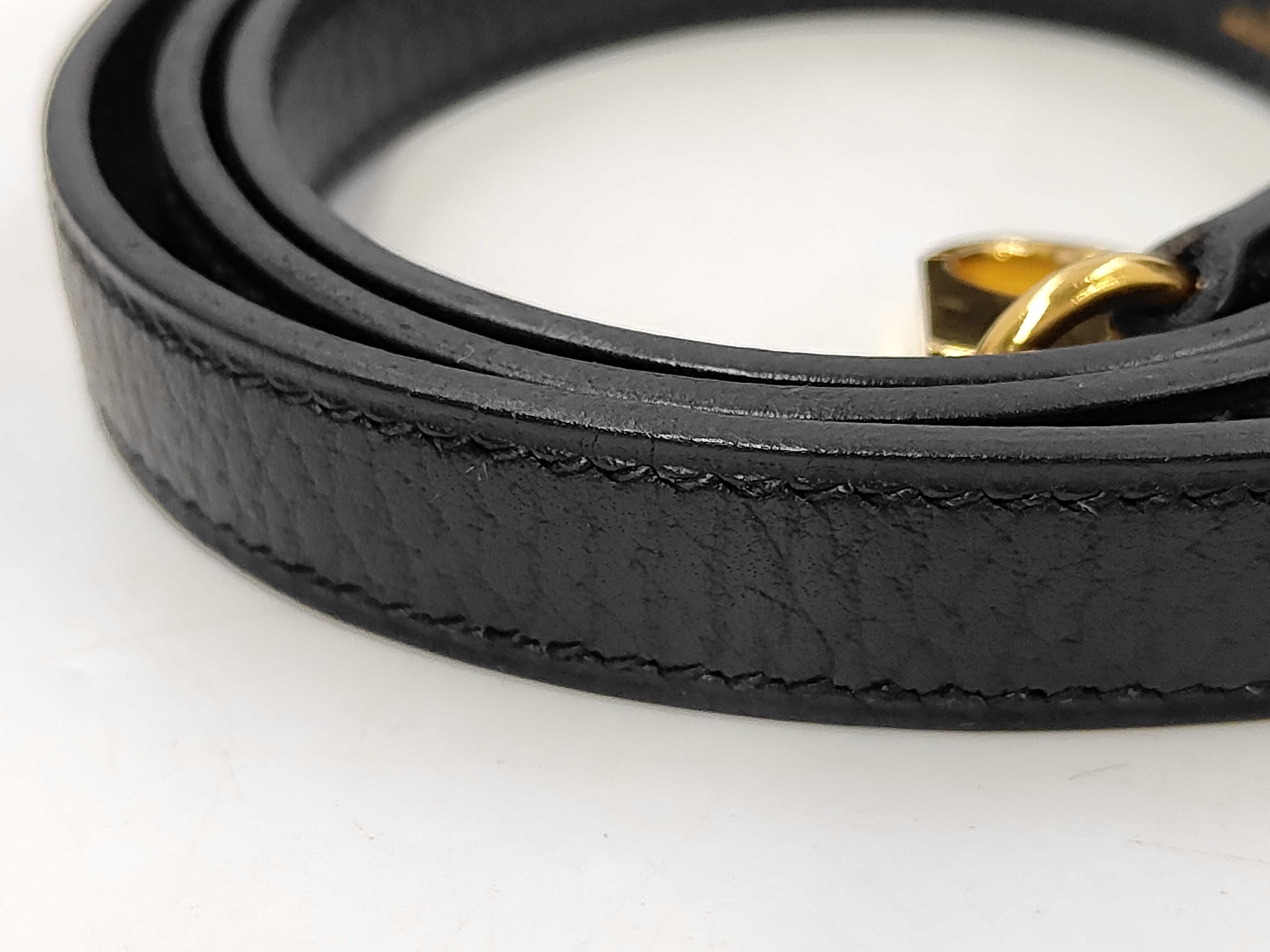 Kelly 32 Black Gold Hardware Y Stamp Handbag — view 15
