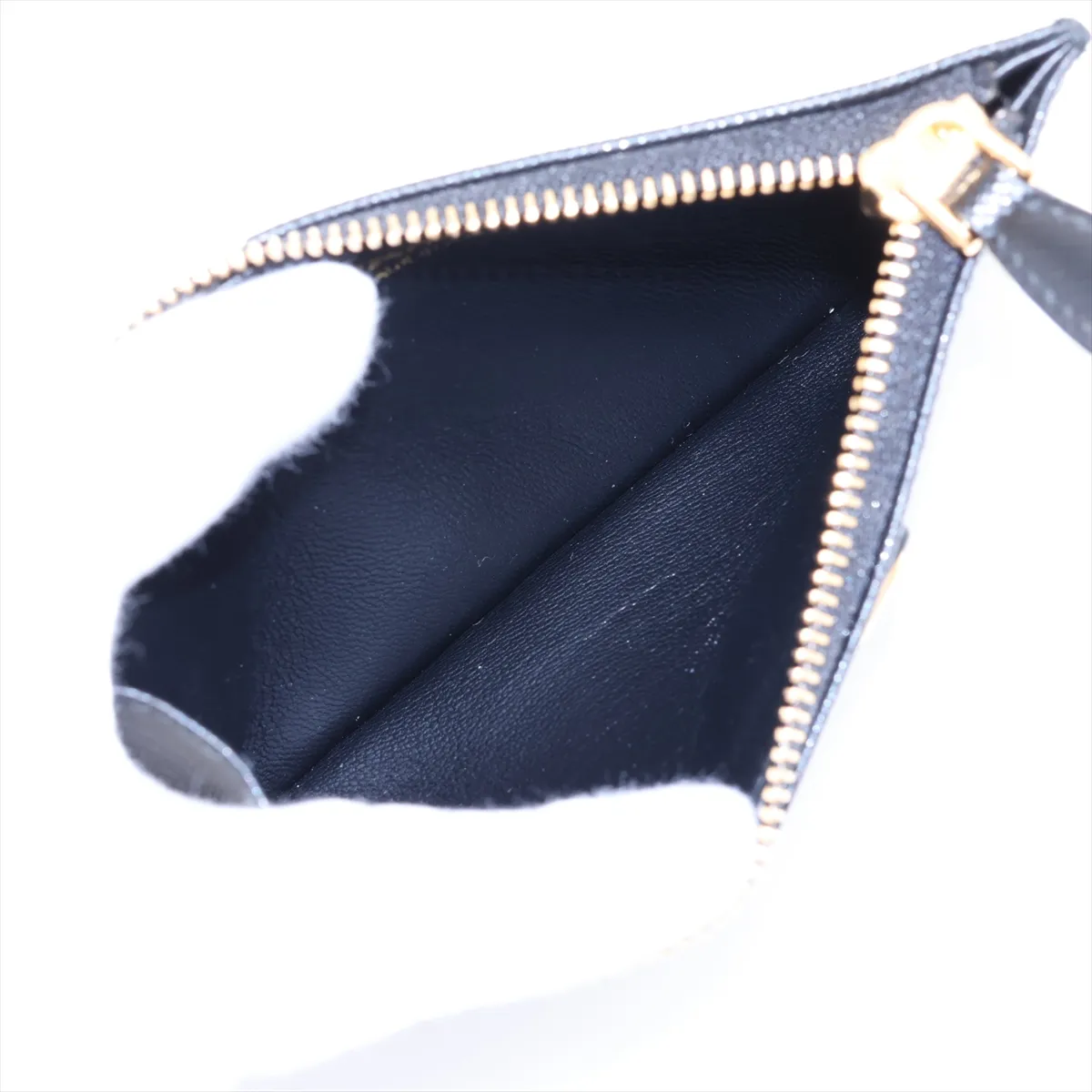 Saffiano 1MC086 Leather Fragment Case, Black — view 3
