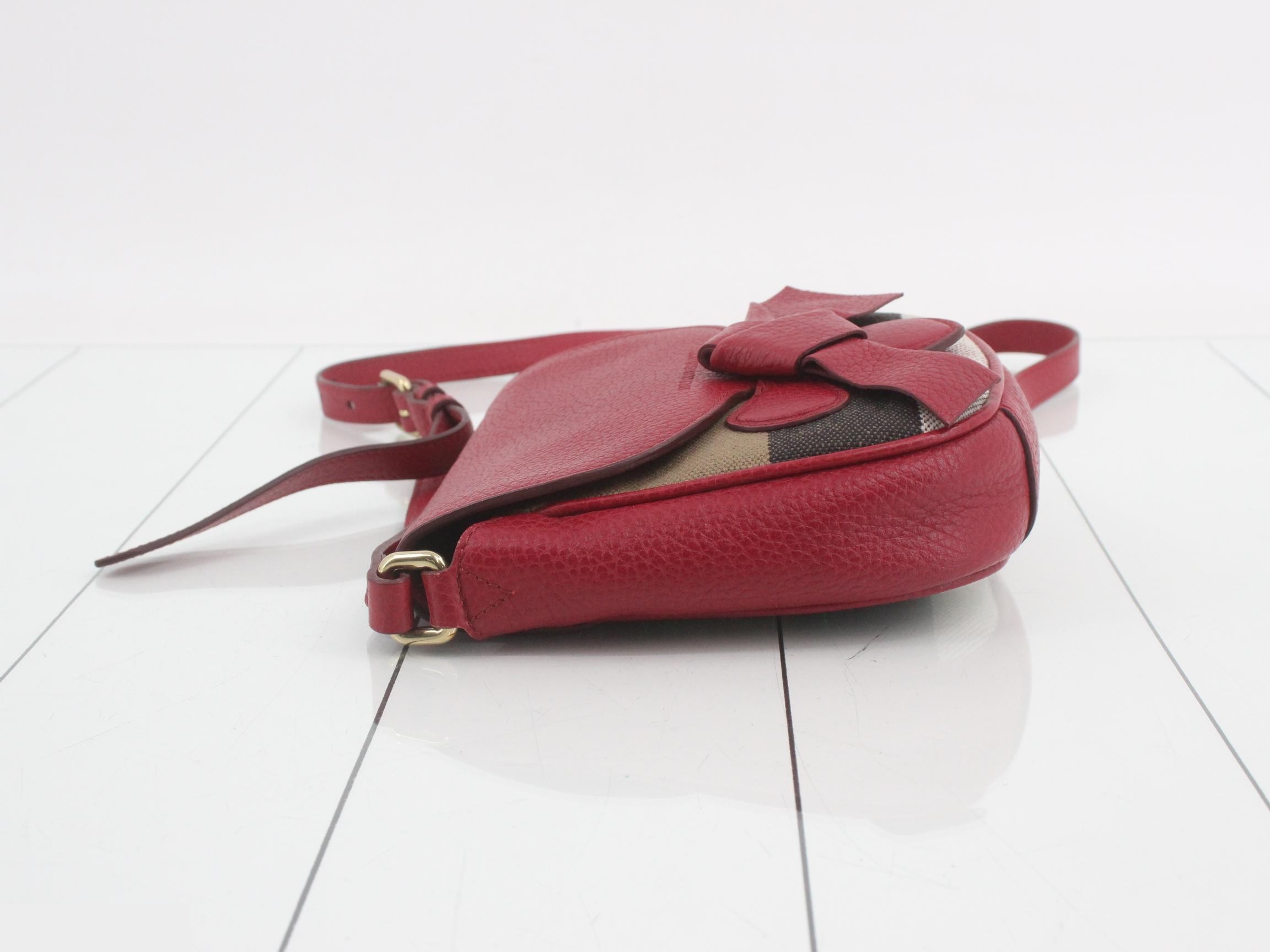 Shoulder bag, two-tone canvas/leather — view 4