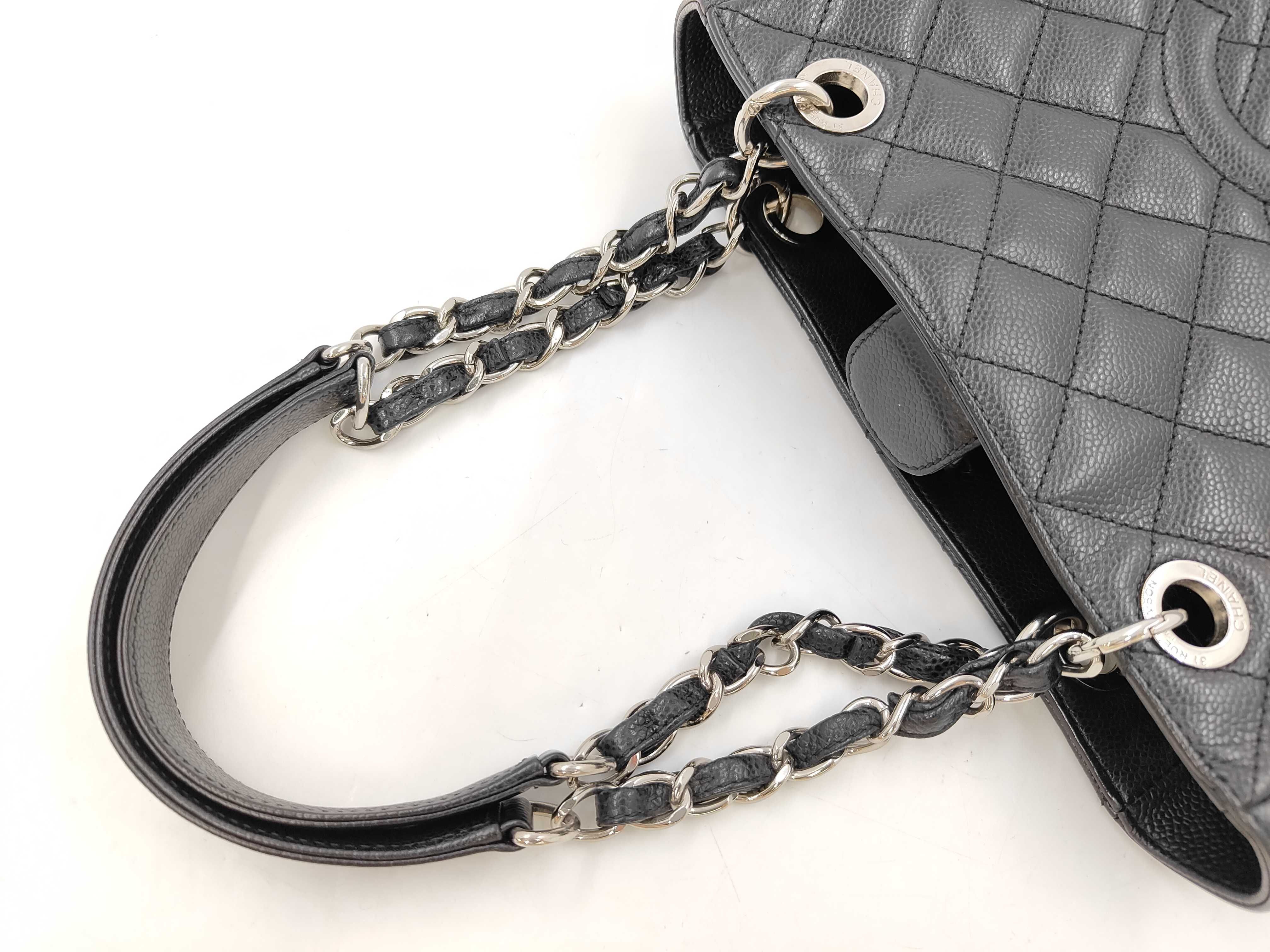 GST Small Caviar Skin Tote Bag (Serial No. 18) — view 5