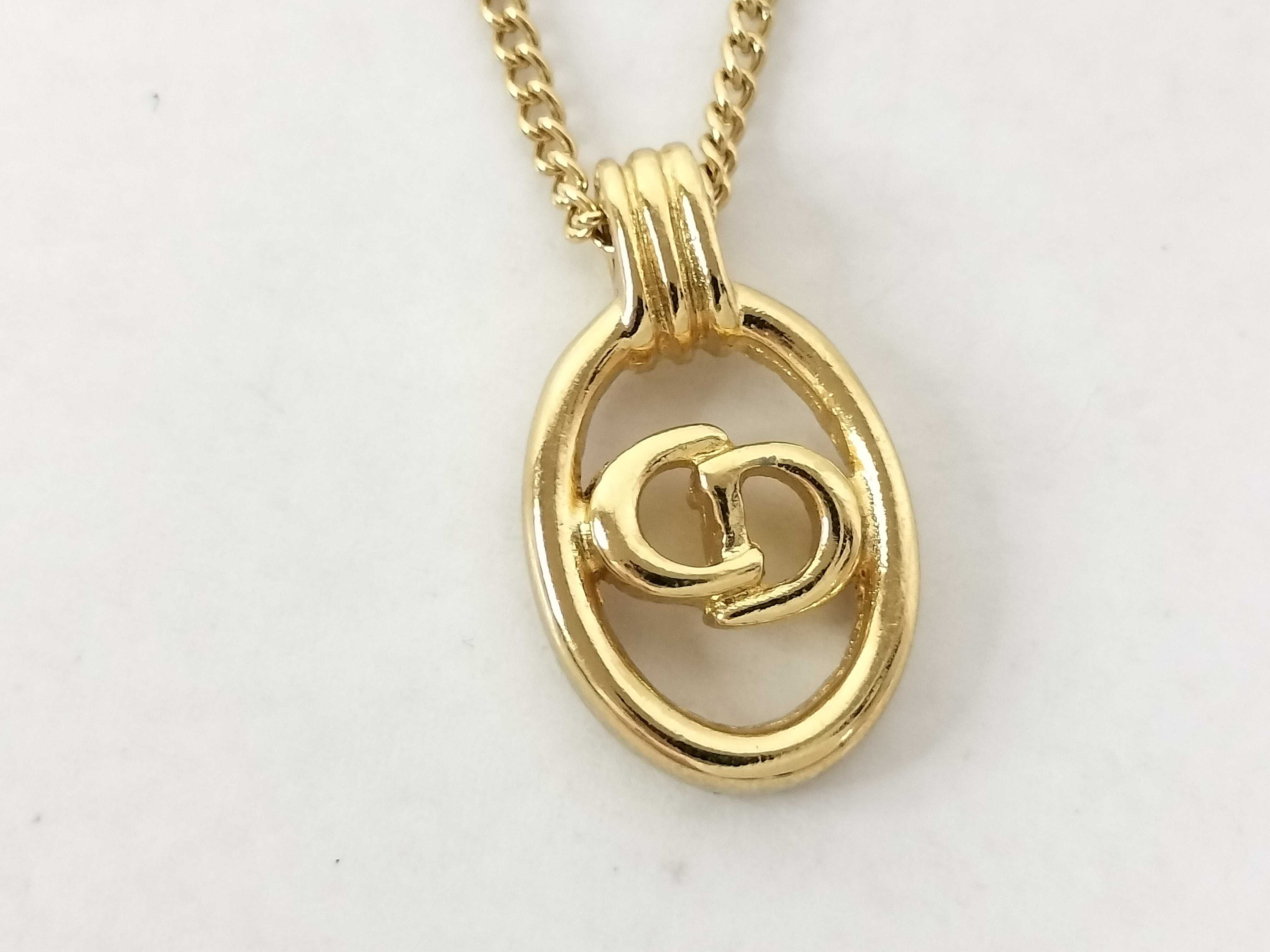 Gold Logo Necklace — view 2