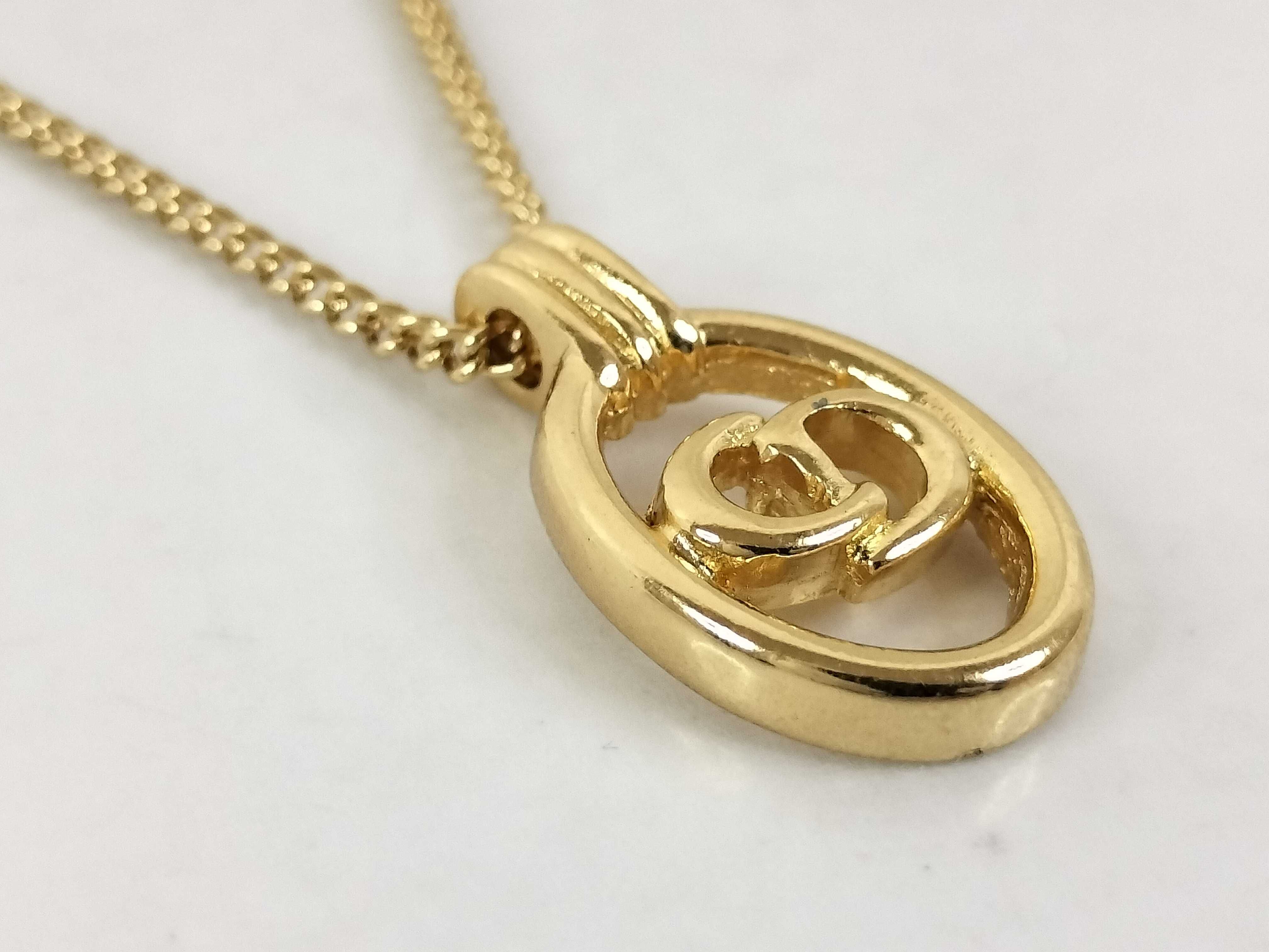 Gold Logo Necklace — view 3