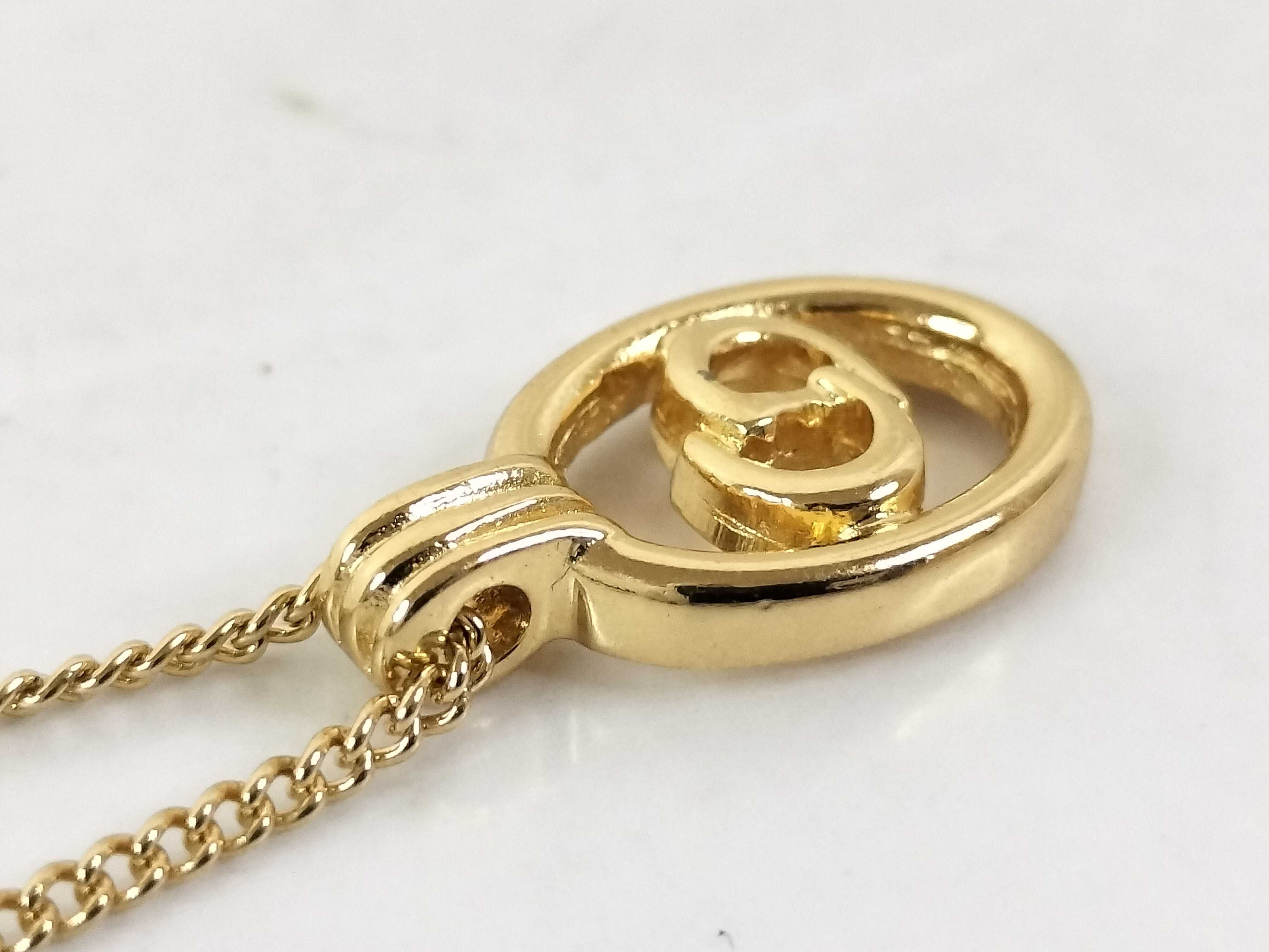 Gold Logo Necklace — view 4