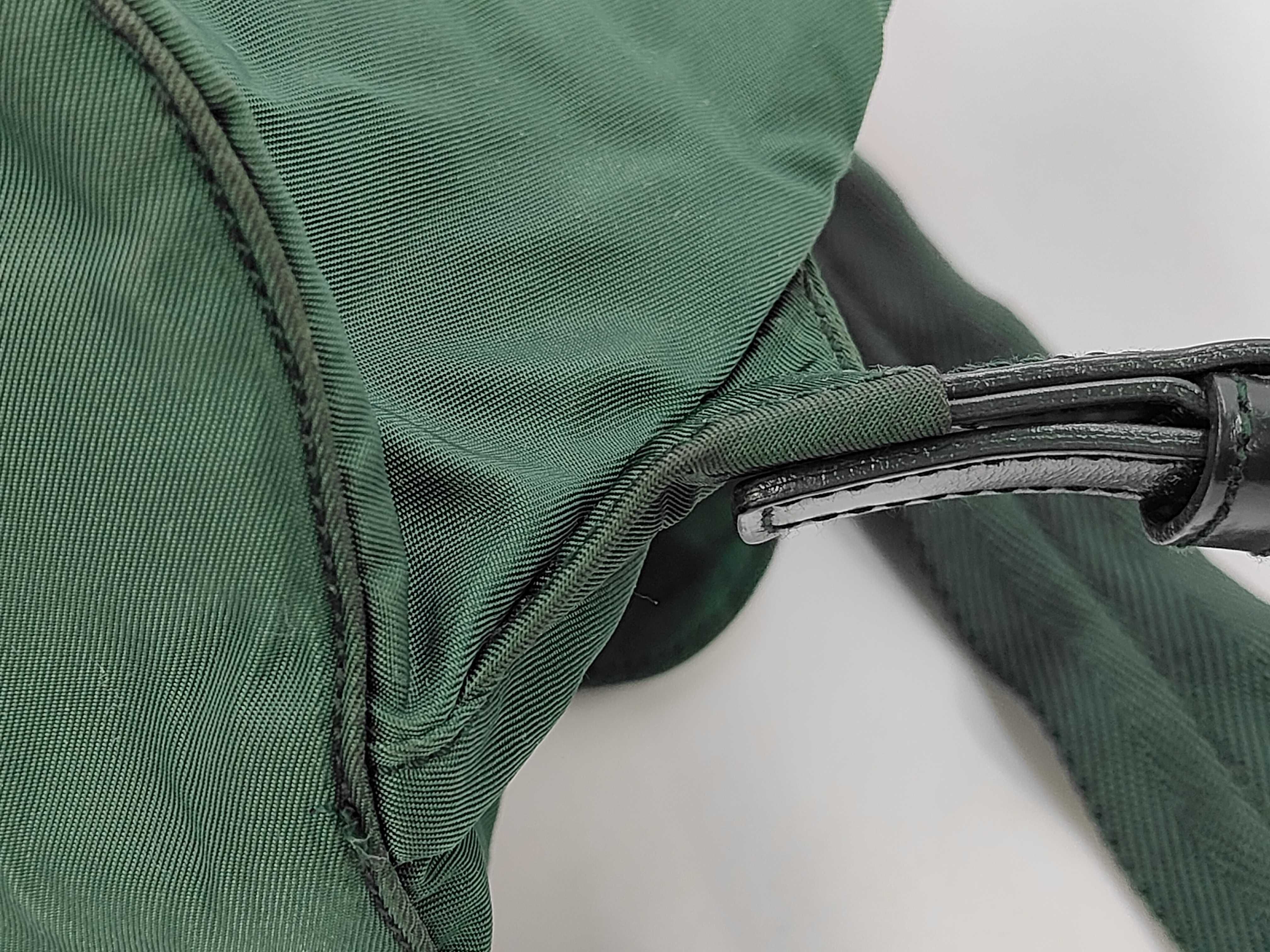 nylon backpack, khaki color. — view 4