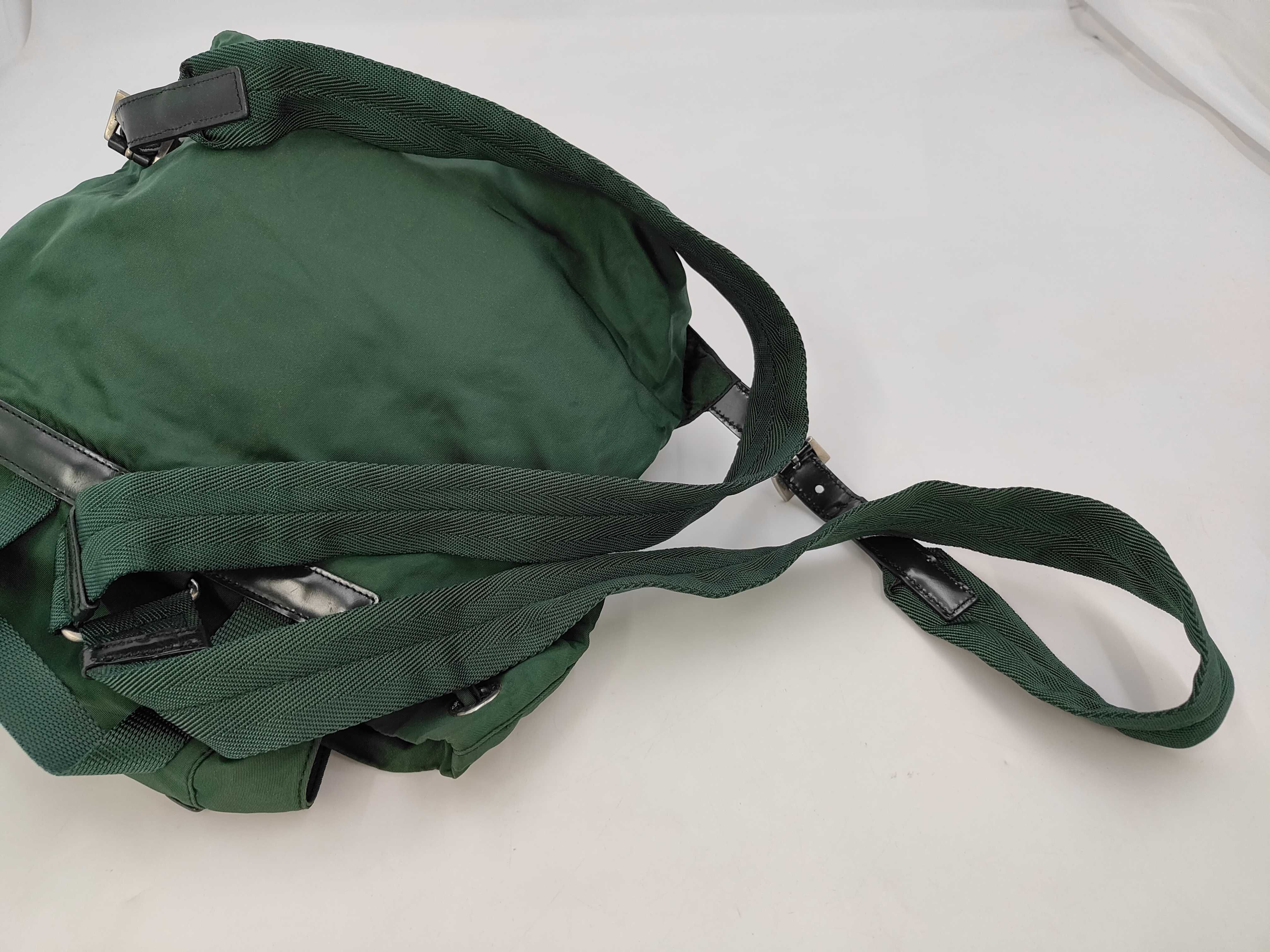 nylon backpack, khaki color. — view 6
