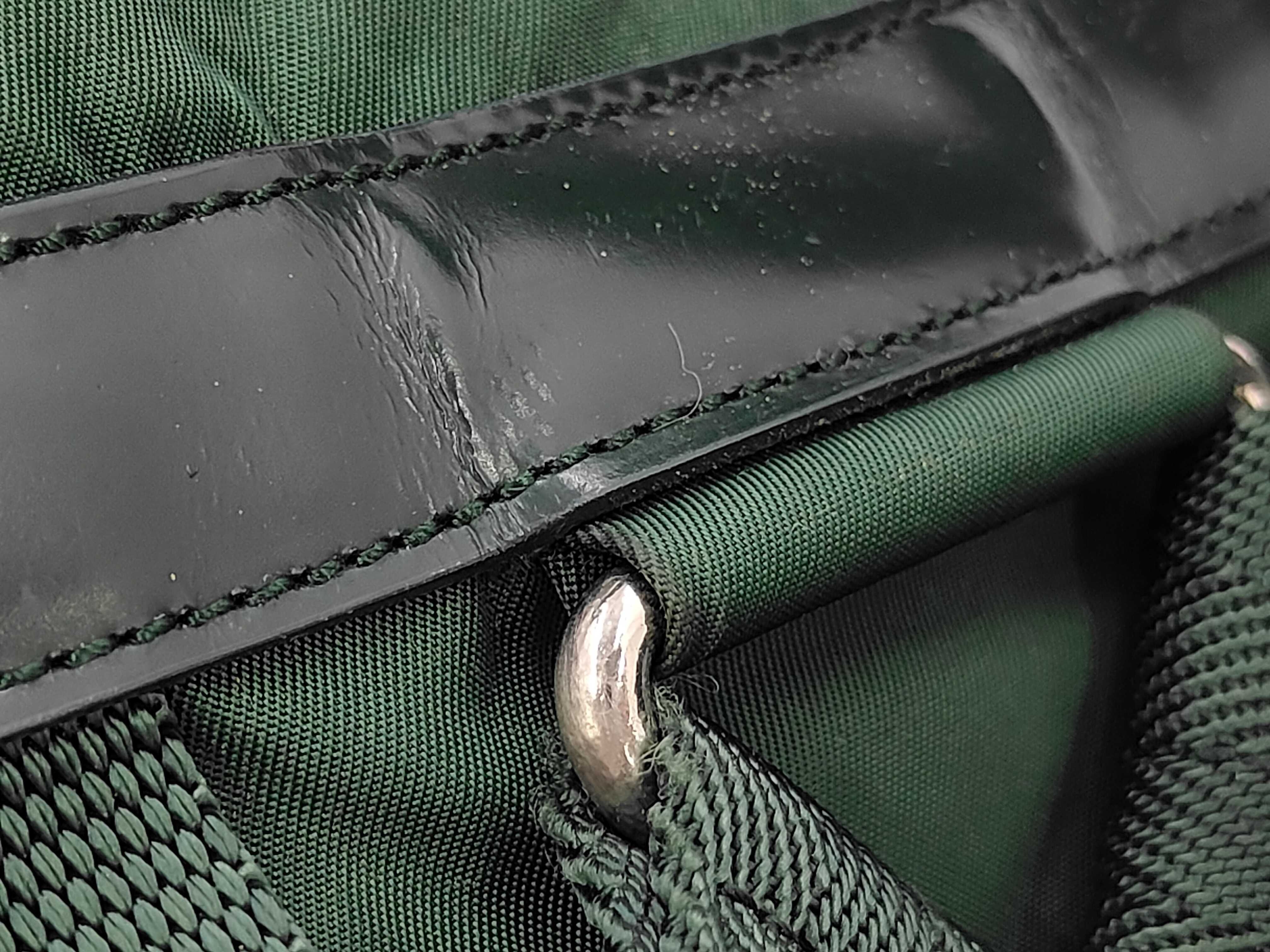 nylon backpack, khaki color. — view 8