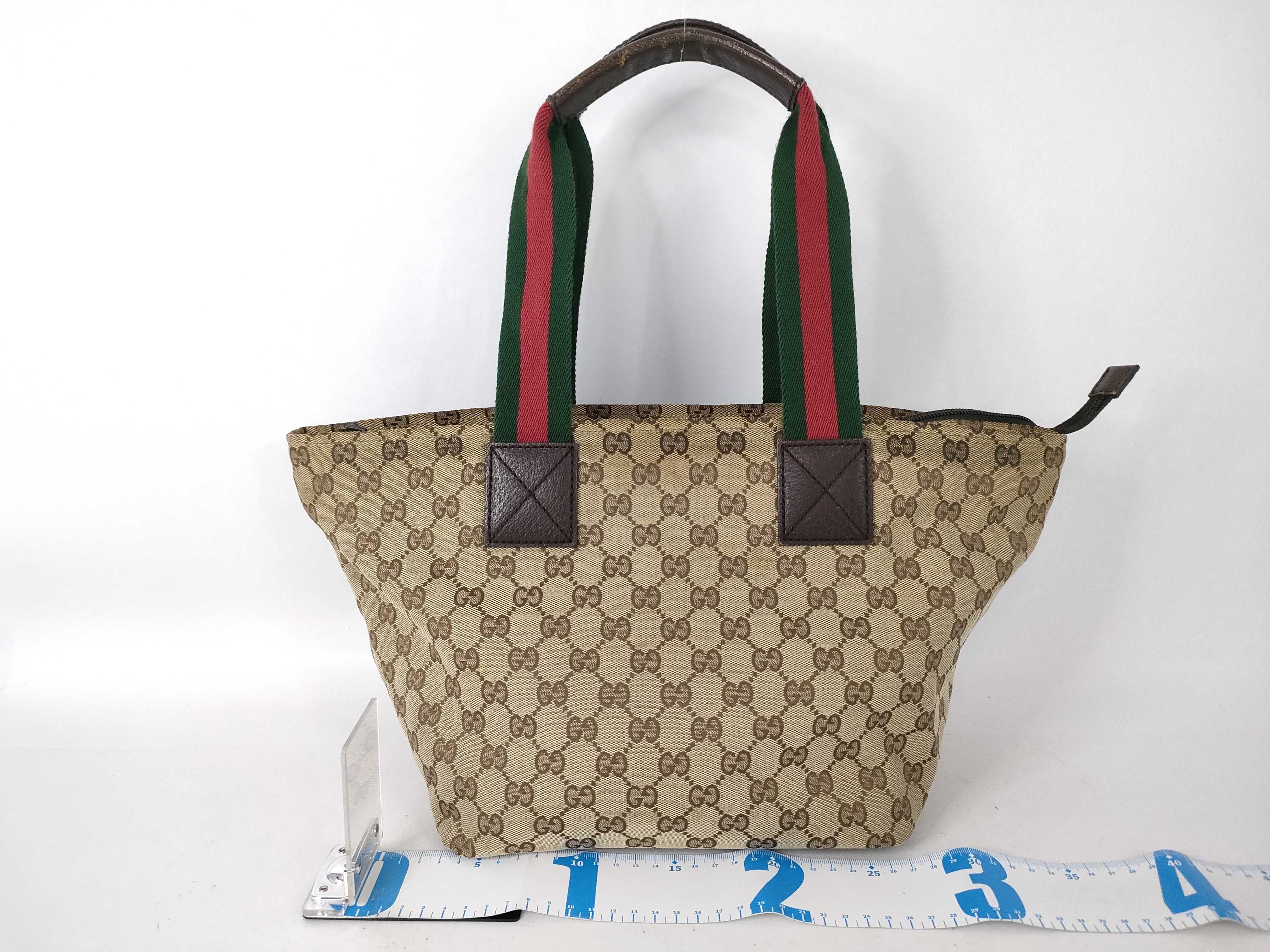 GG Canvas Handbag, Gucci Sherry Line Tote Bag — view 2
