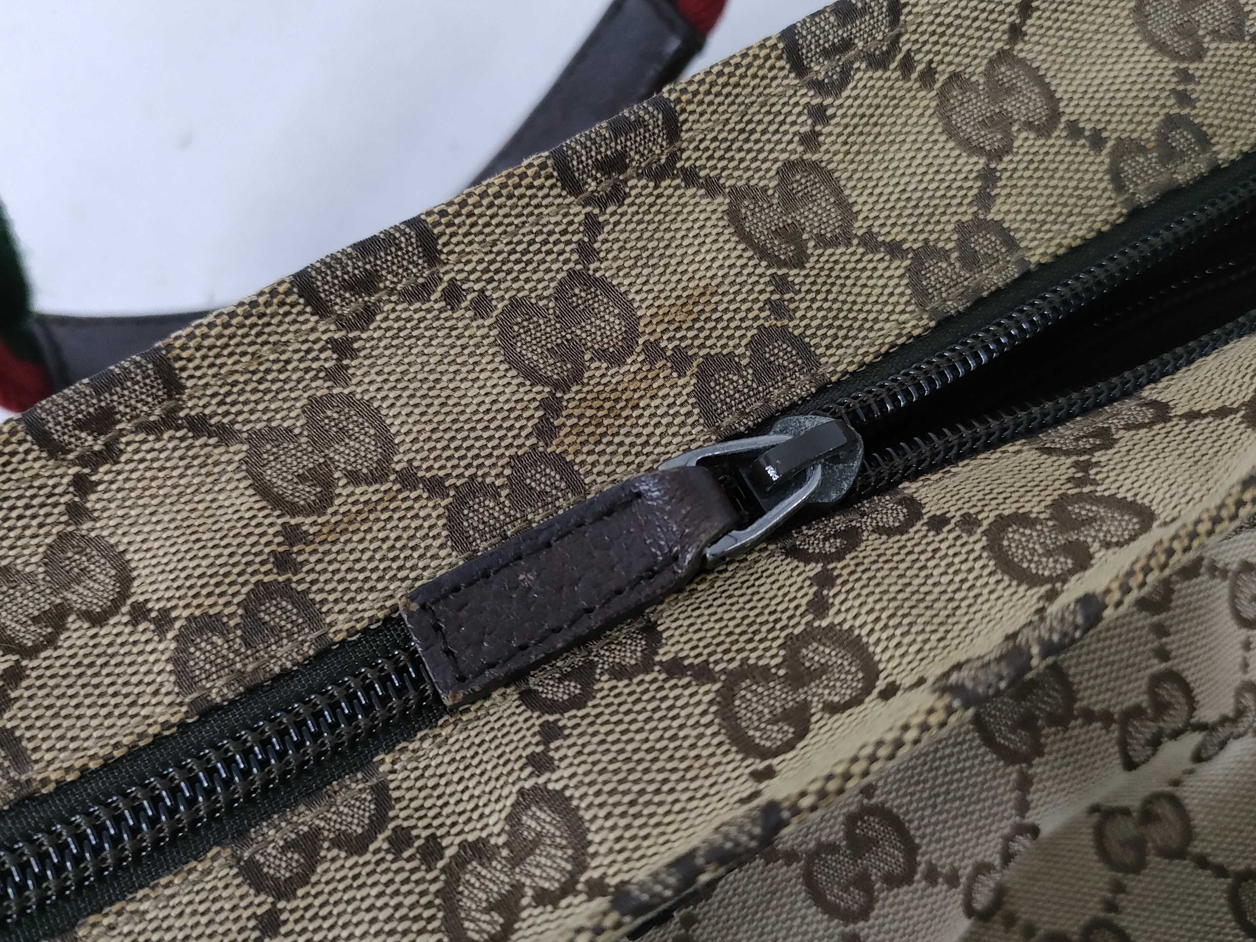 GG Canvas Handbag, Gucci Sherry Line Tote Bag — view 14