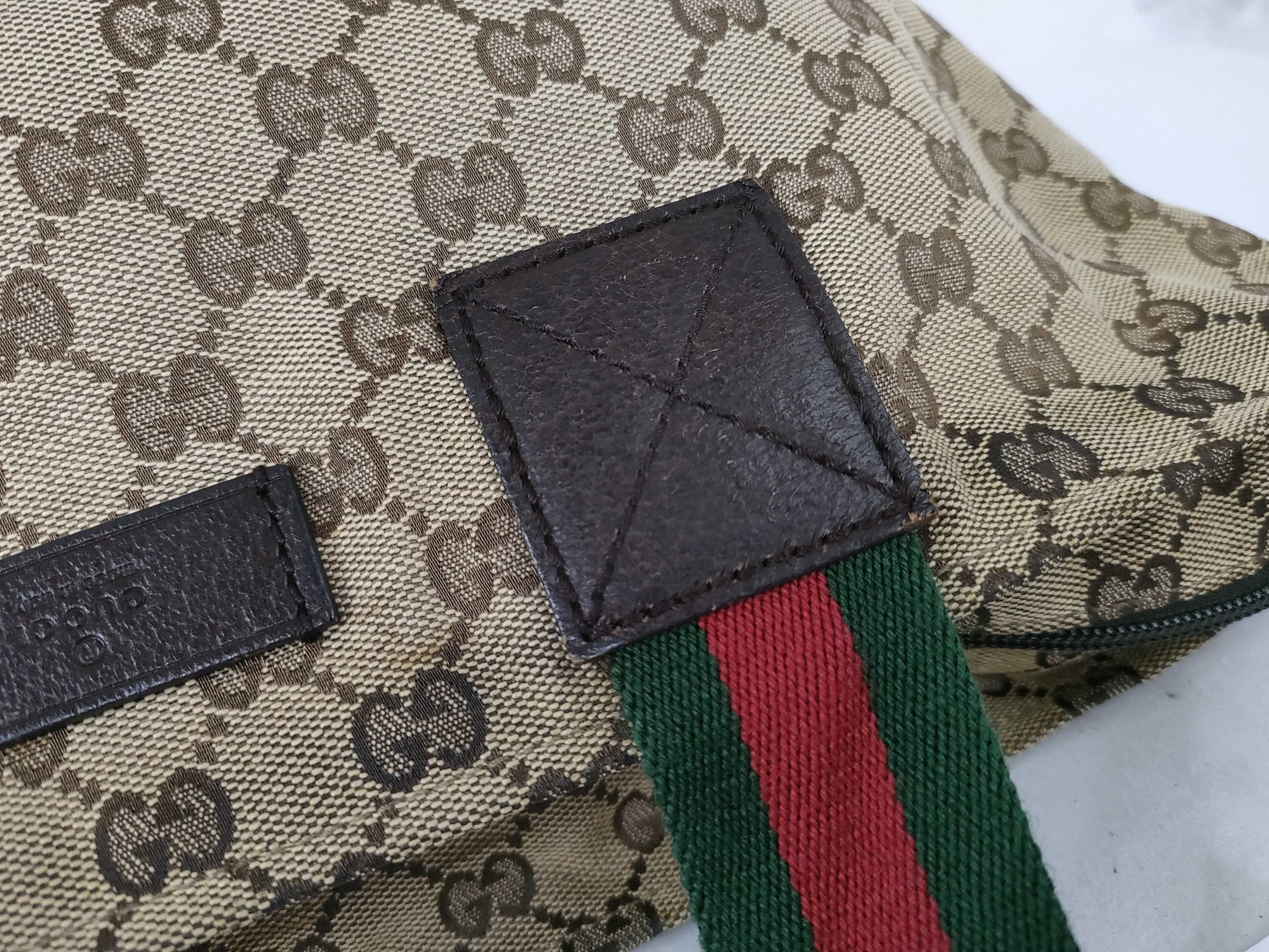 GG Canvas Handbag, Gucci Sherry Line Tote Bag — view 5