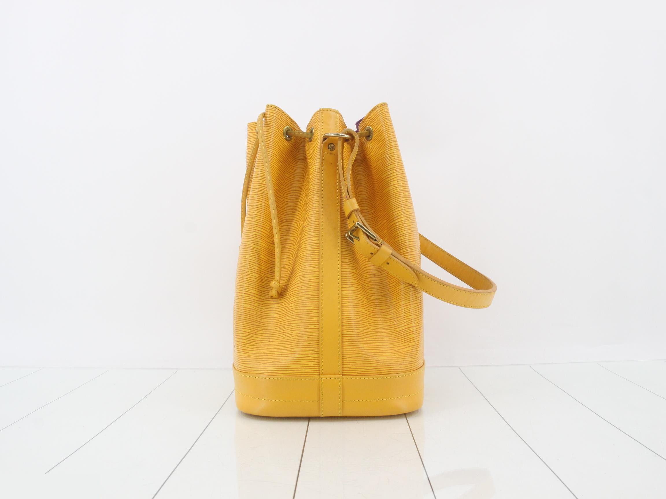 Epi Noe Tassili Yellow Shoulder Bag — view 3