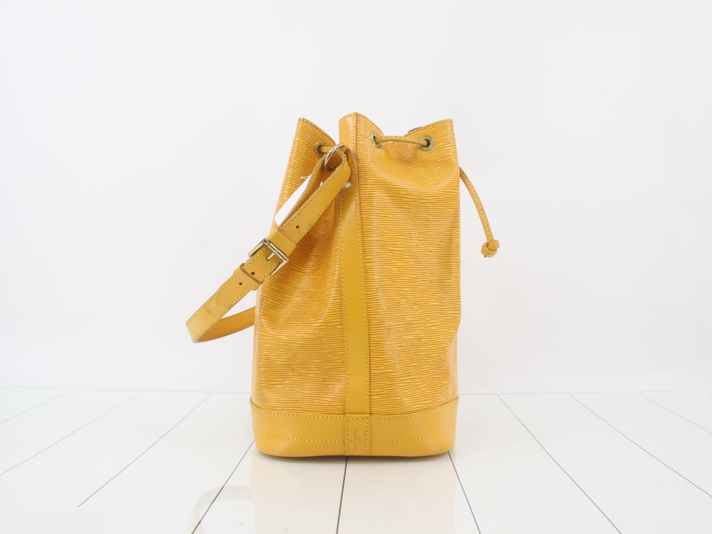 Epi Noe Tassili Yellow Shoulder Bag — view 4