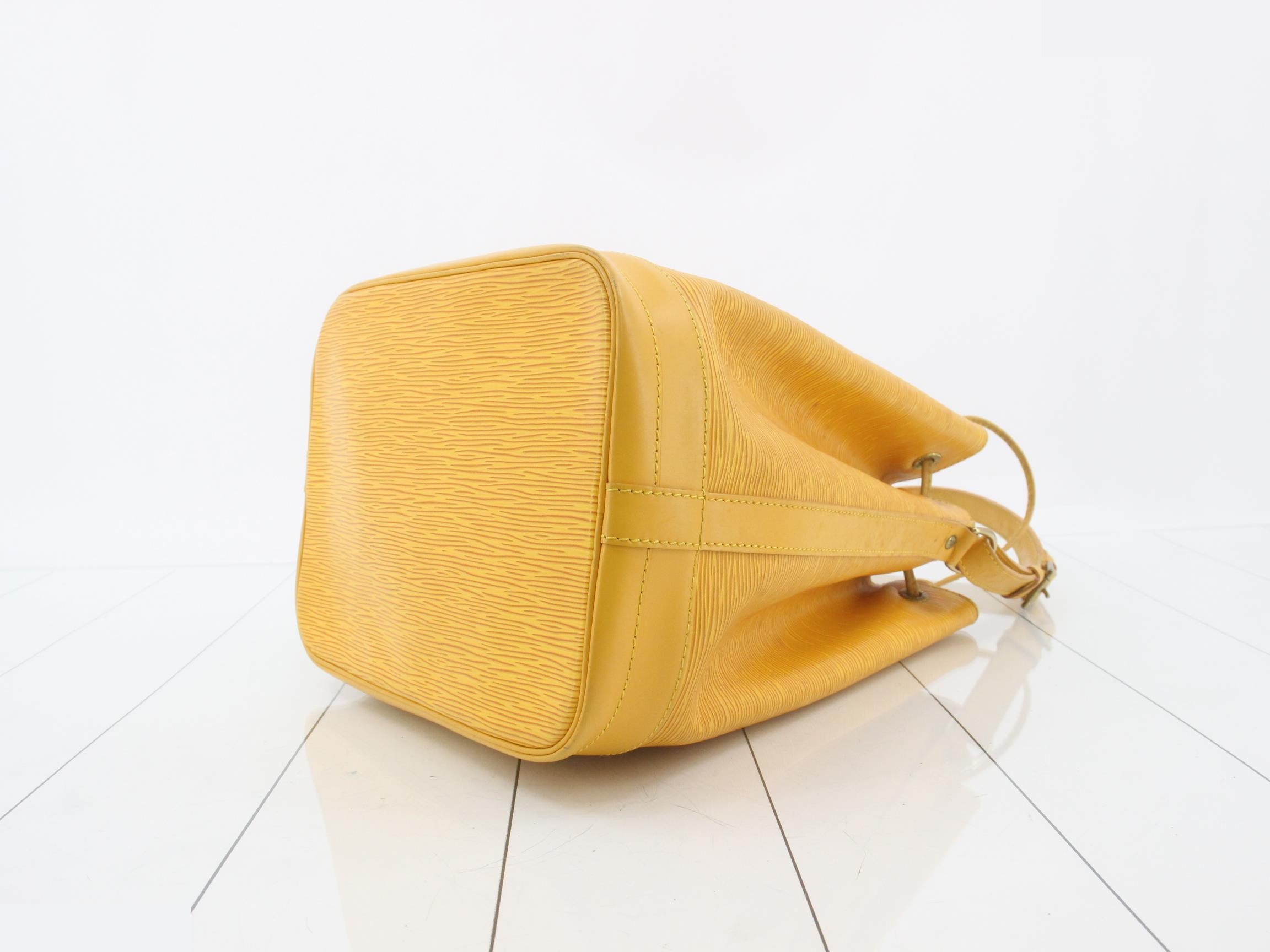 Epi Noe Tassili Yellow Shoulder Bag — view 6