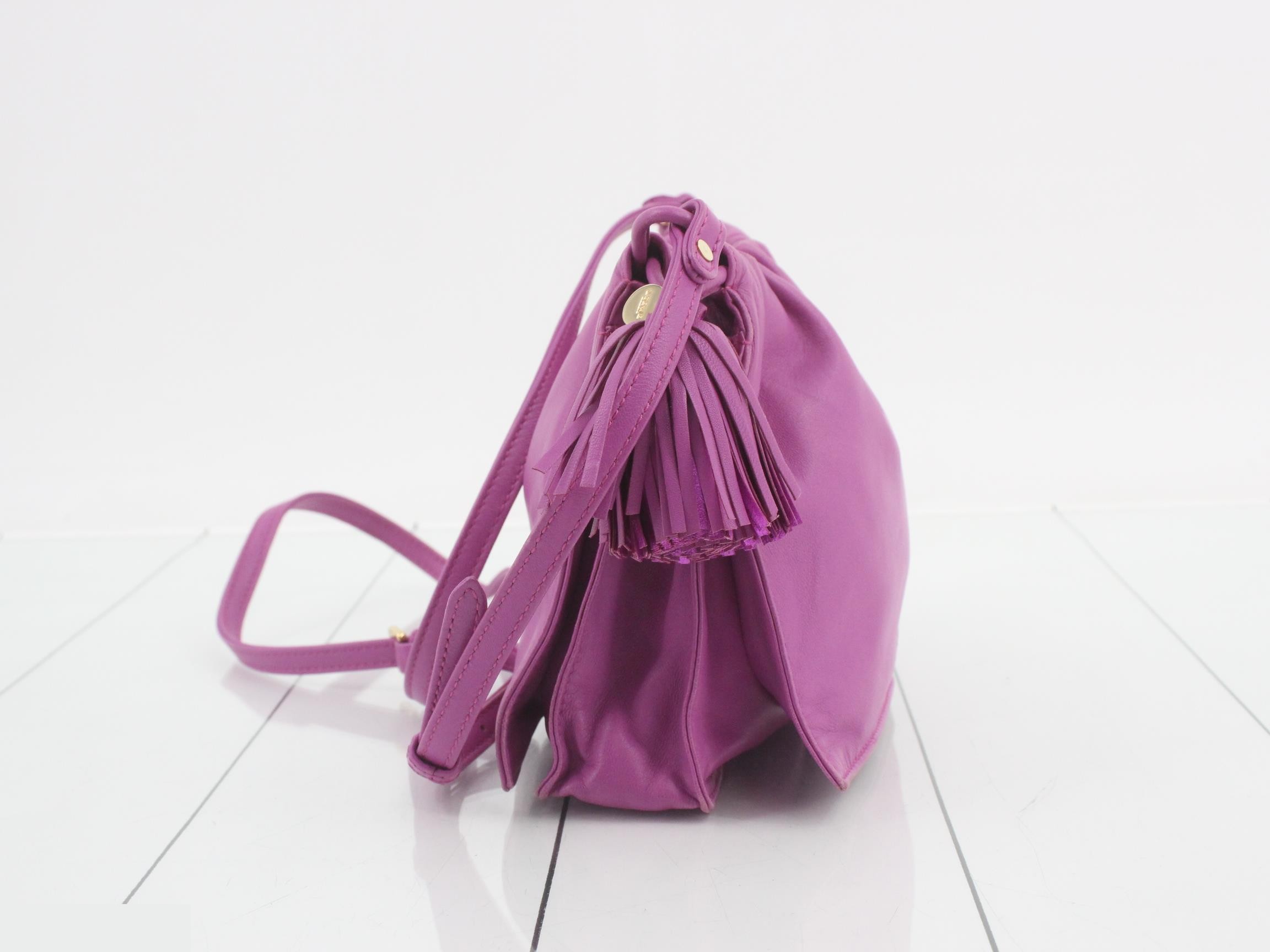 Other lines: Bags & Shoulder Bags - Flamenco Nappa Leather - Purple — view 3
