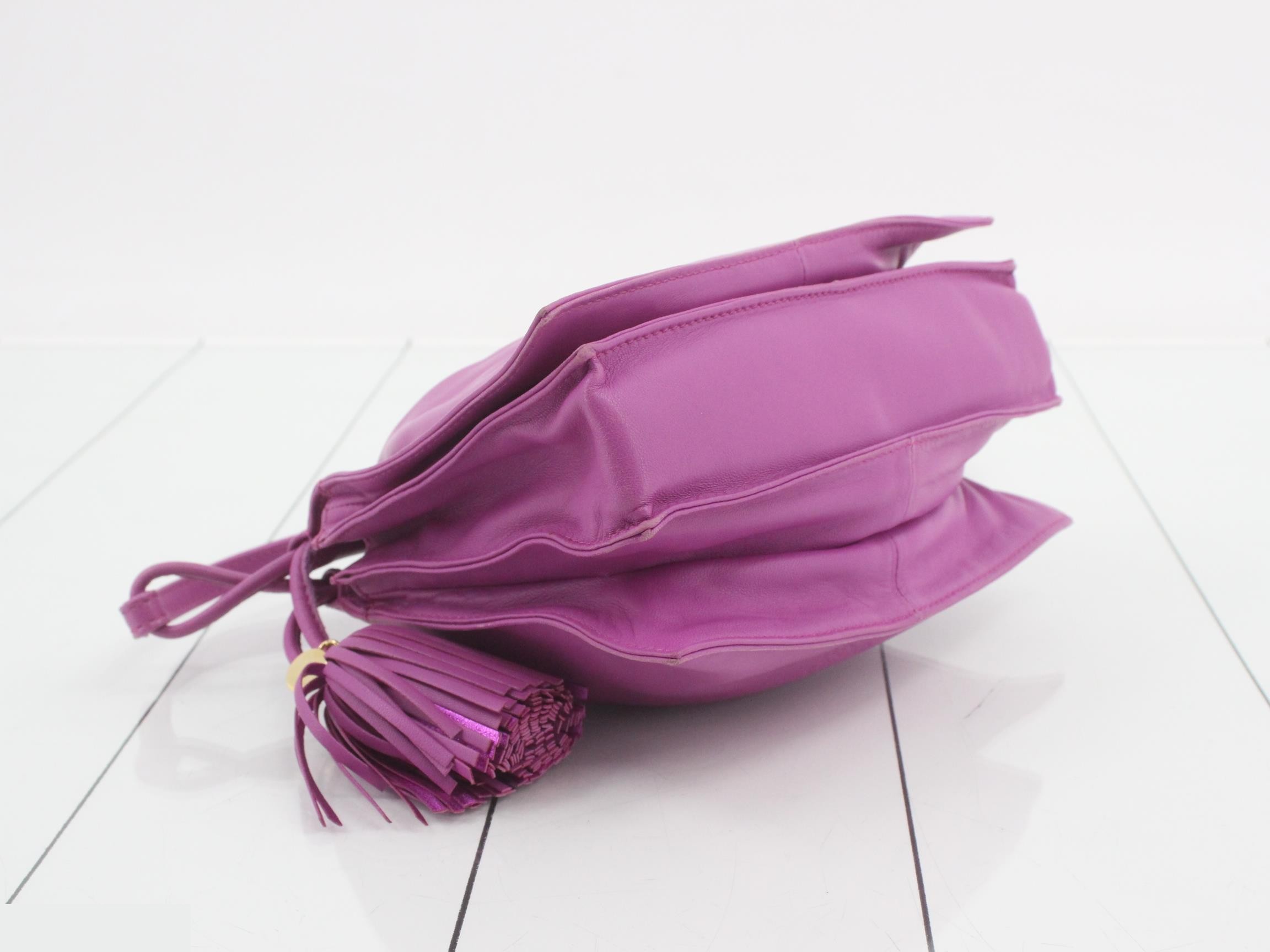 Other lines: Bags & Shoulder Bags - Flamenco Nappa Leather - Purple — view 5