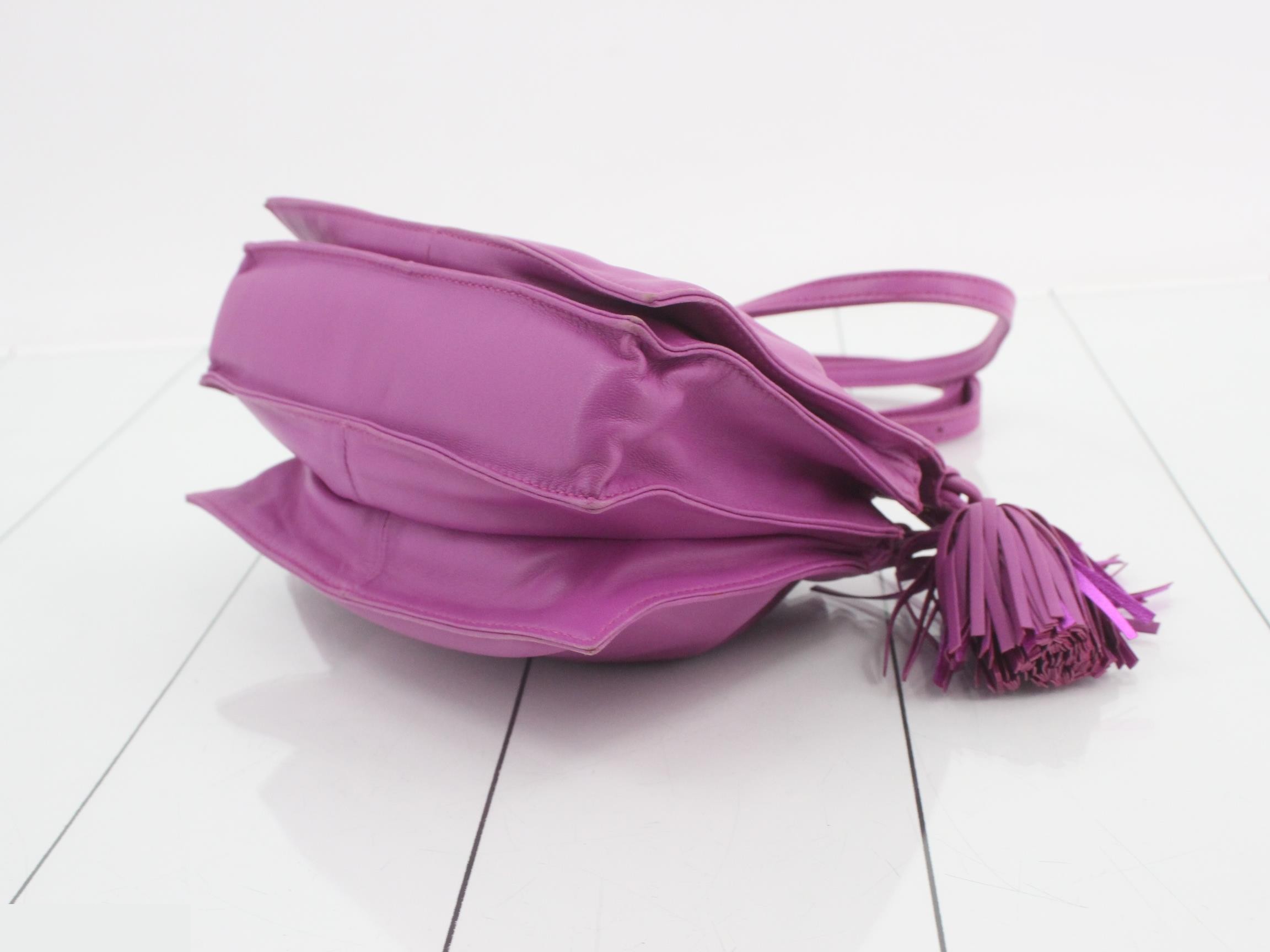 Other lines: Bags & Shoulder Bags - Flamenco Nappa Leather - Purple — view 6