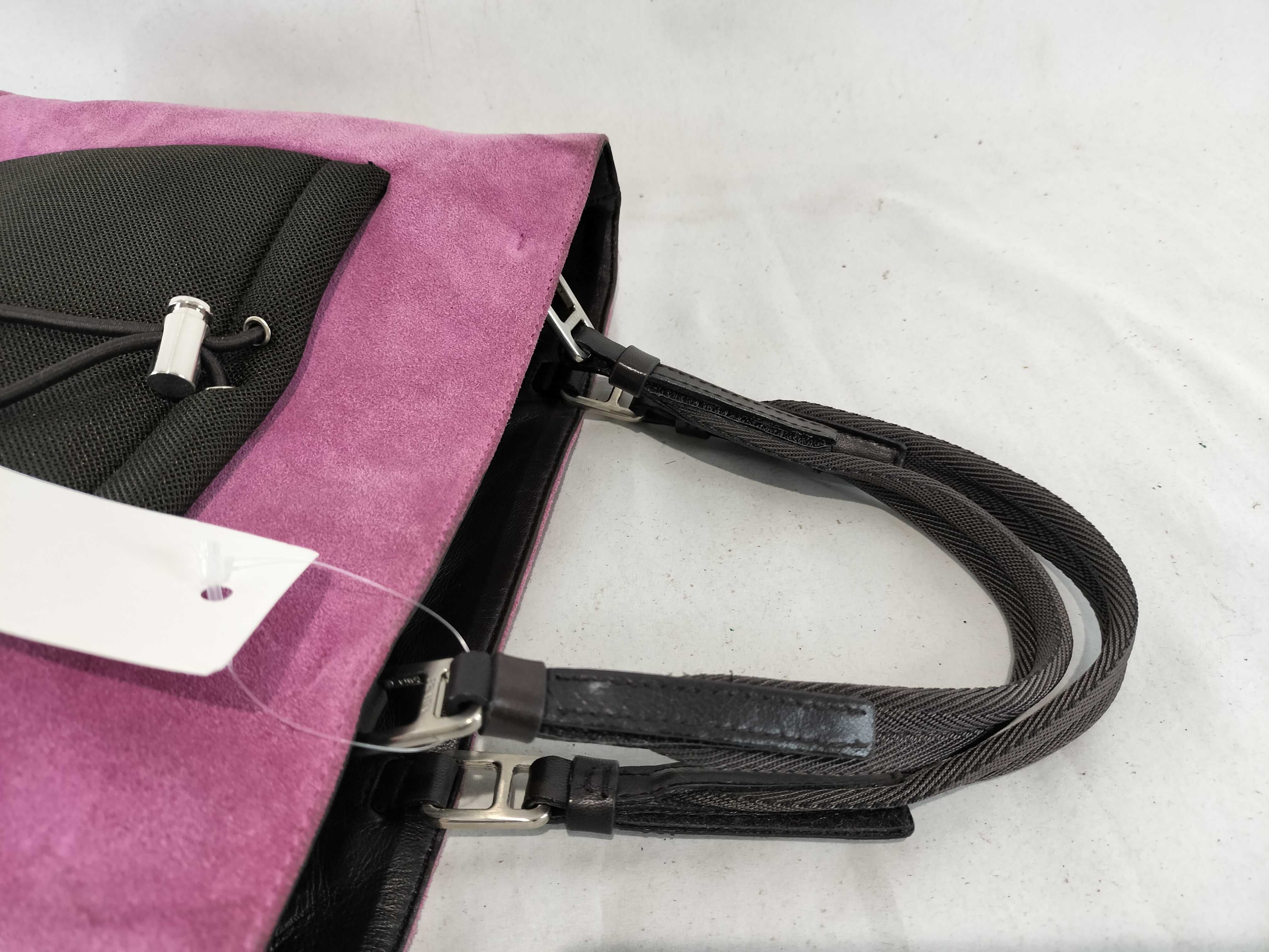 Suede Handbag — view 3